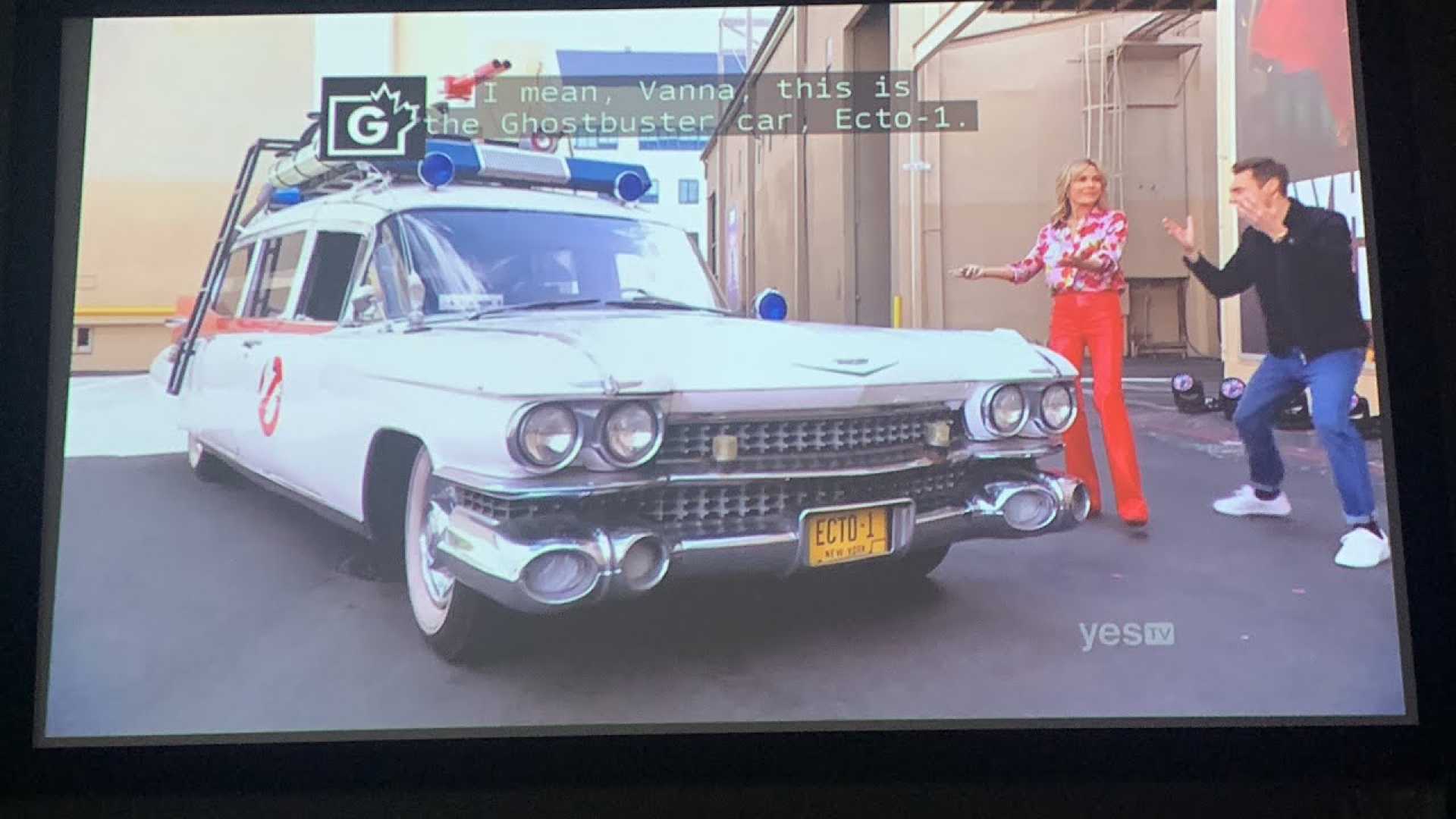Ryan Seacrest Vanna White Ghostbusters Ecto 1