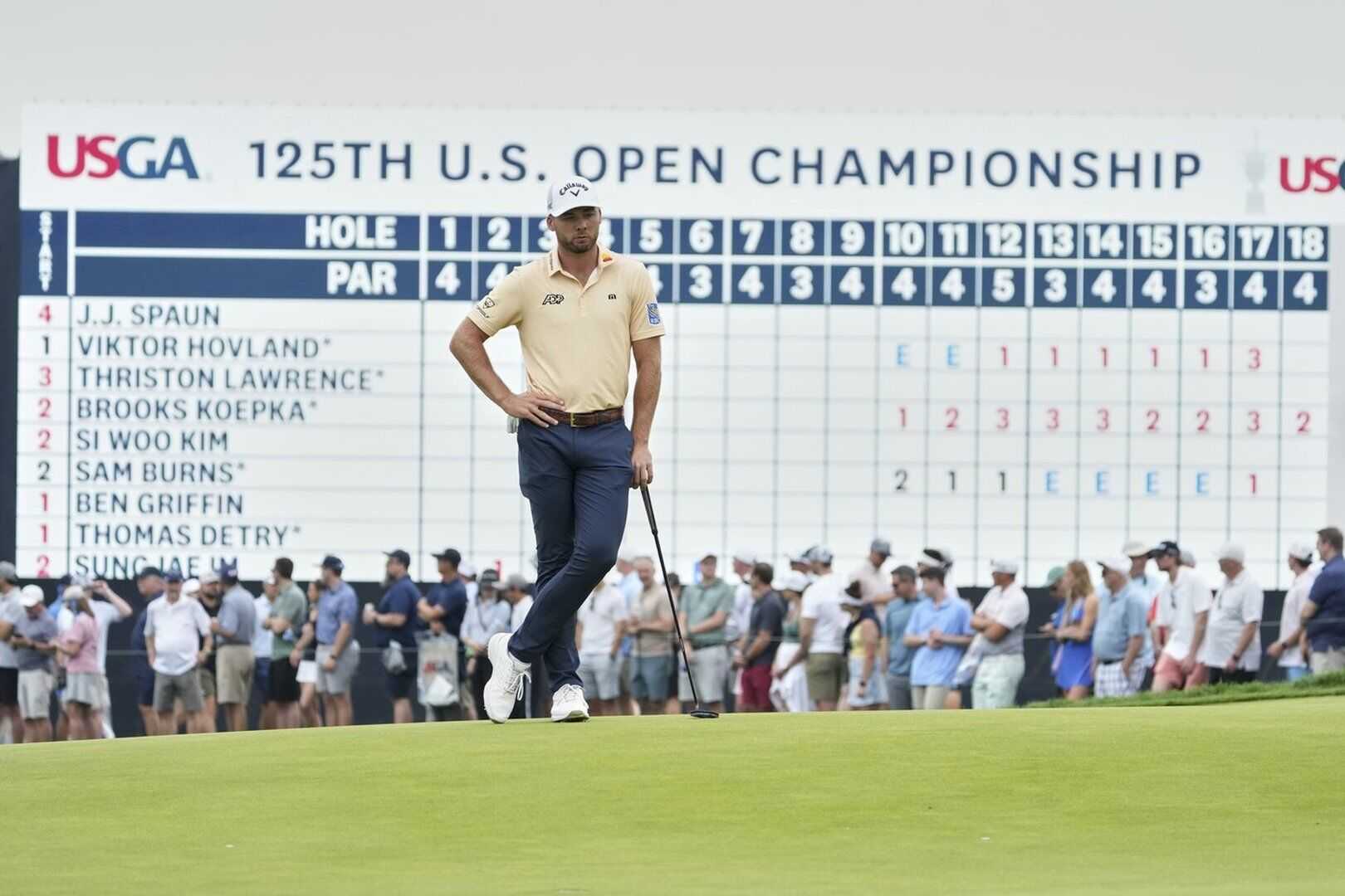 Sam Burns U.s. Open Golf Championship