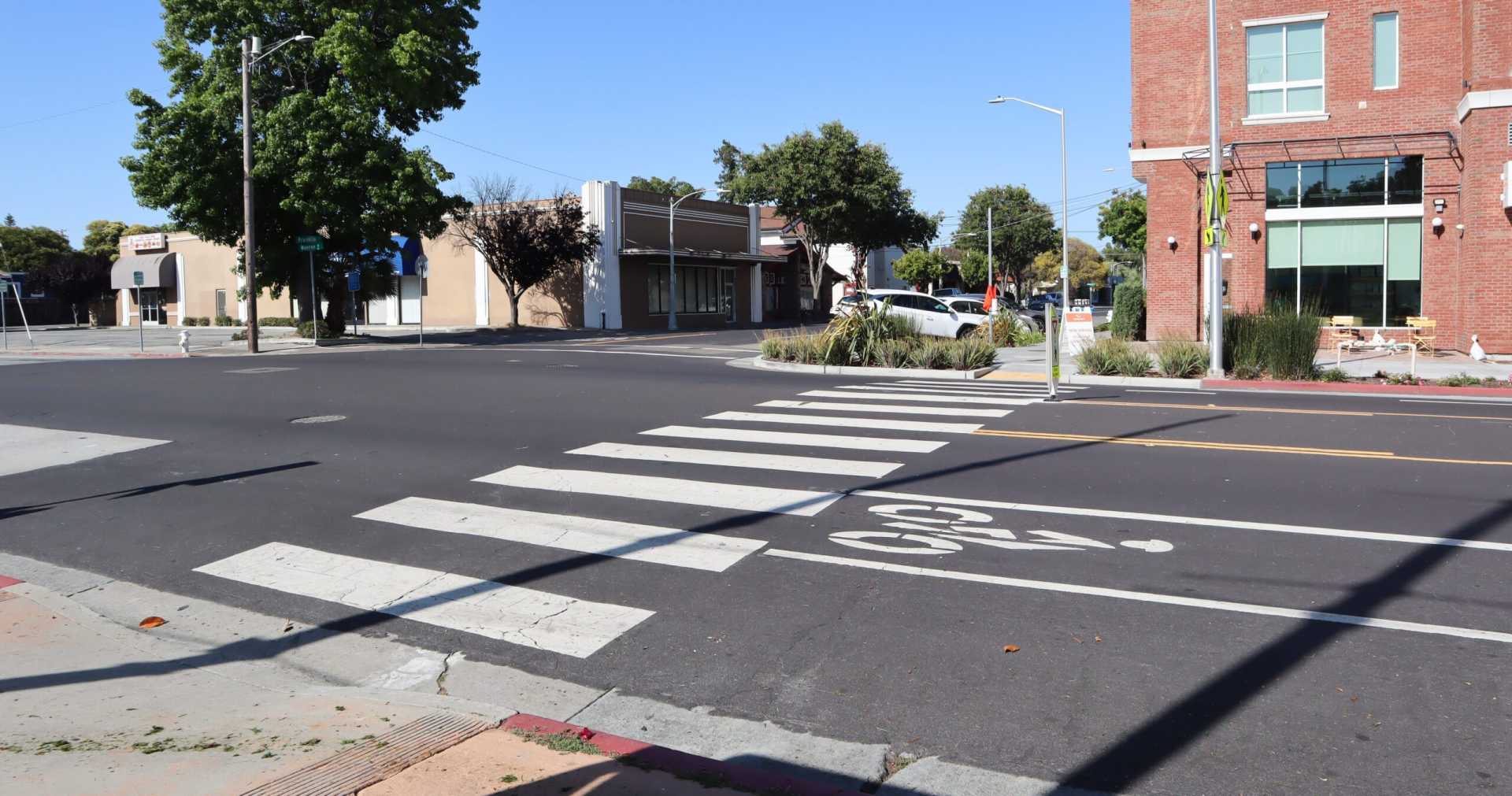 Santa Clara Rainbow Crosswalk Installation