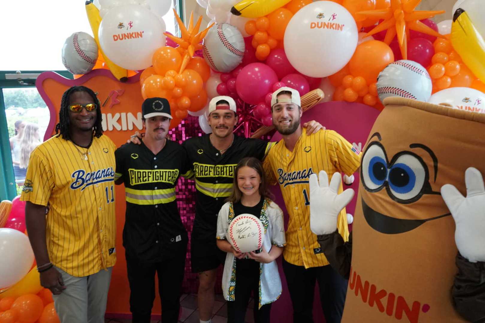 Savannah Bananas Baseball Team Dunkin' Takeover