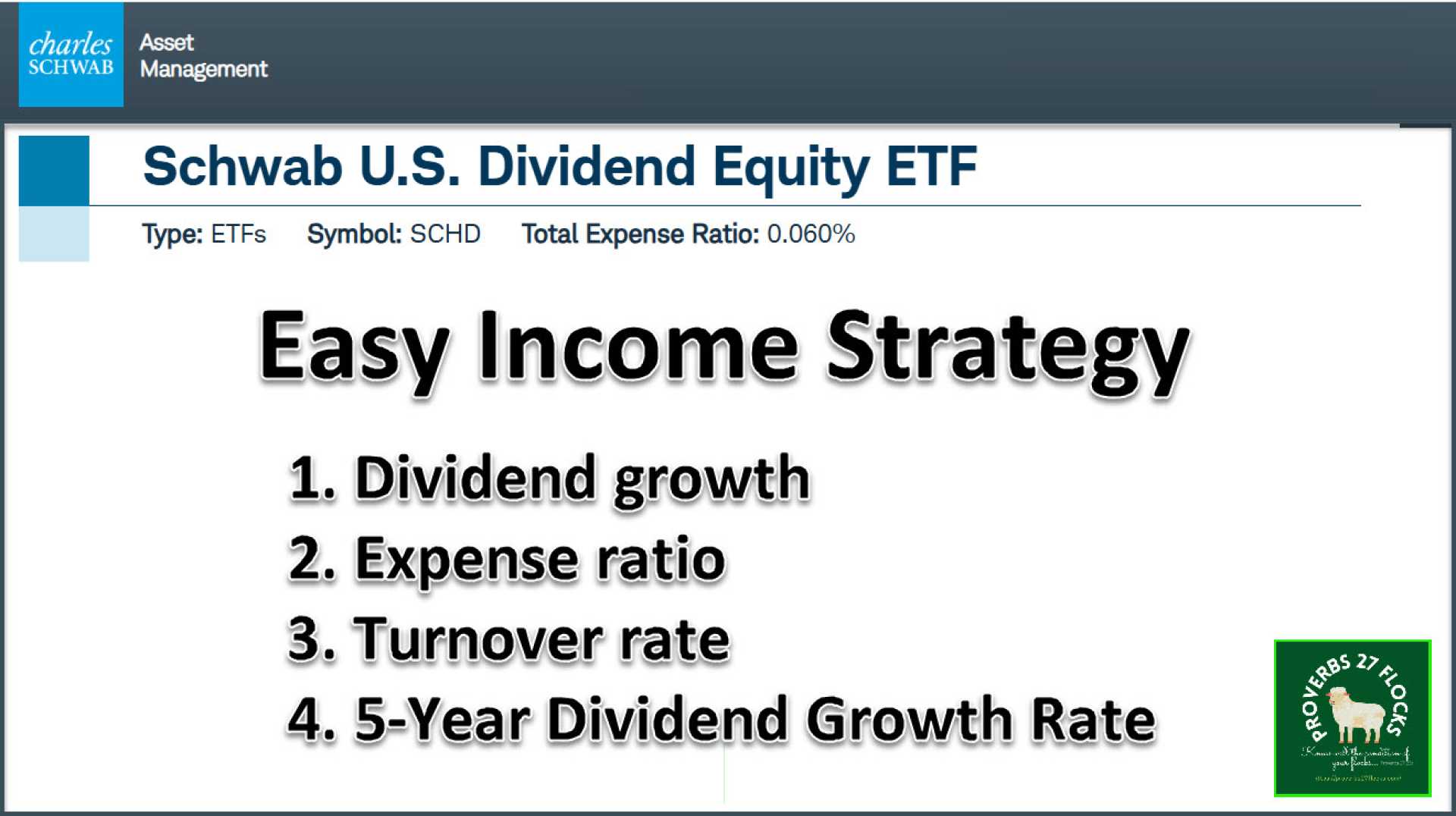 Schwab U.s. Dividend Equity Etf Investment Strategy