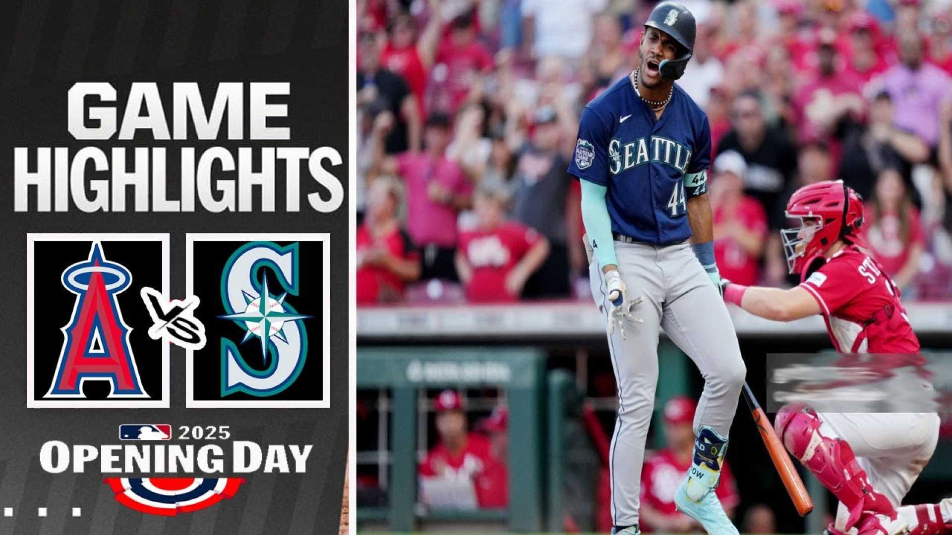 Seattle Mariners Los Angeles Angels Game Highlights