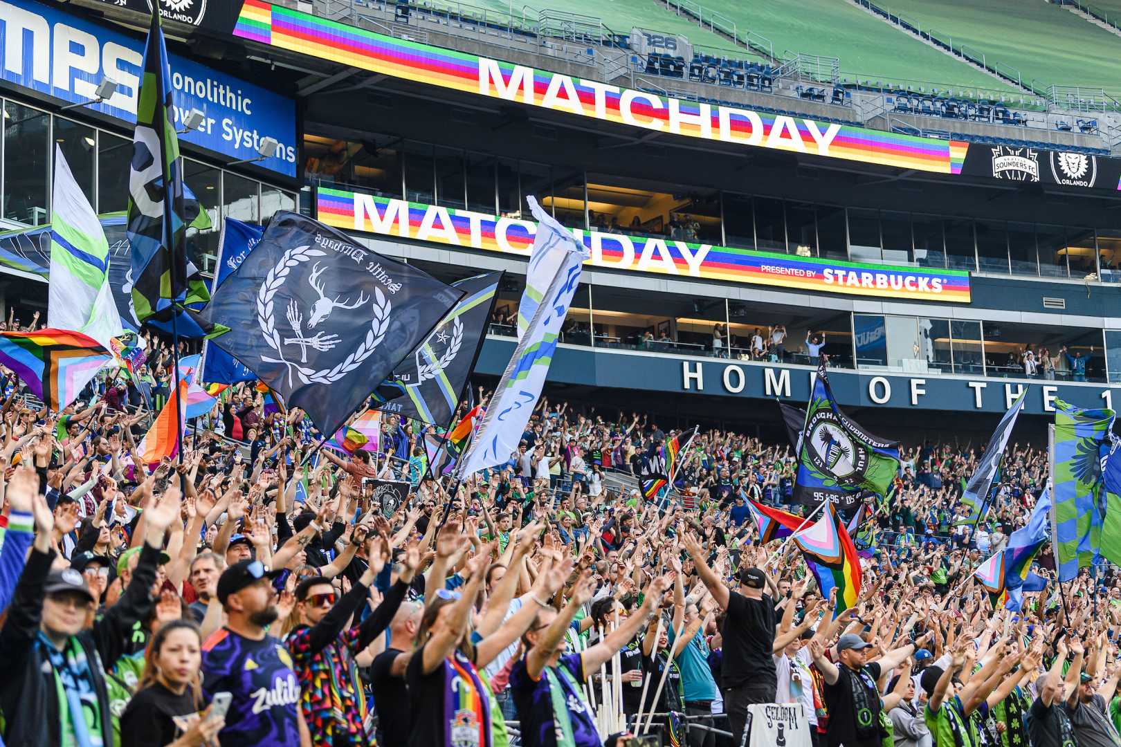 Seattle Sounders Pride Night Soccer Game