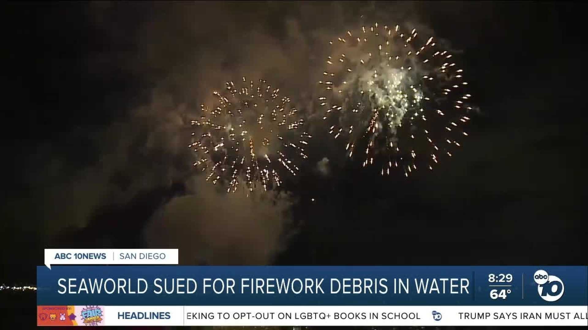 Seaworld San Diego Fireworks Pollution