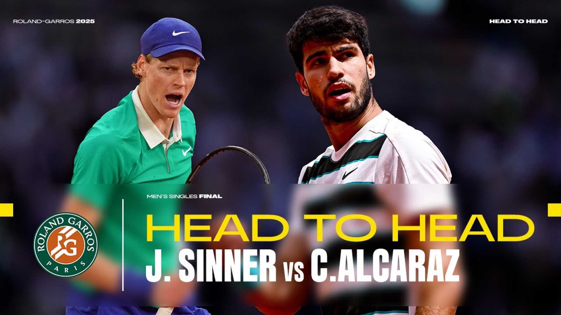 Sinner Alcaraz Roland Garros Final 2025