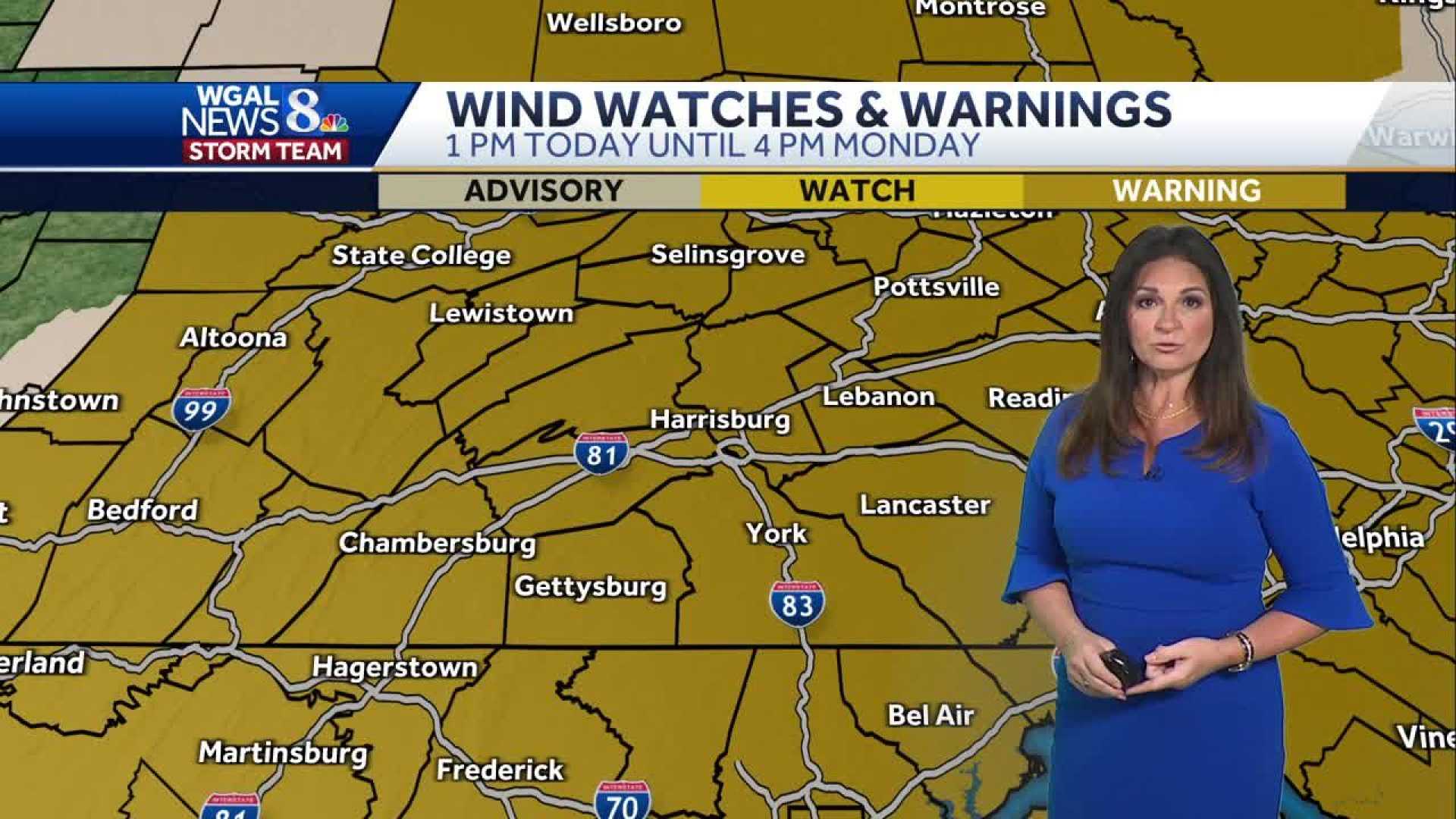 South Central Pennsylvania Weather Forecast