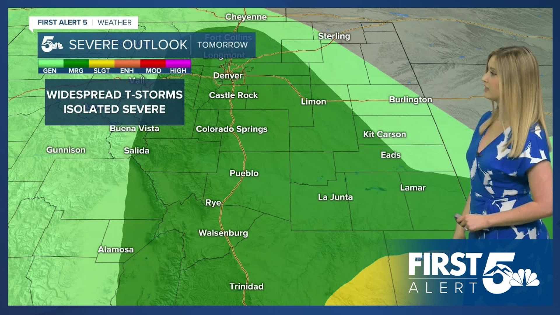Southern Colorado Severe Weather Forecast