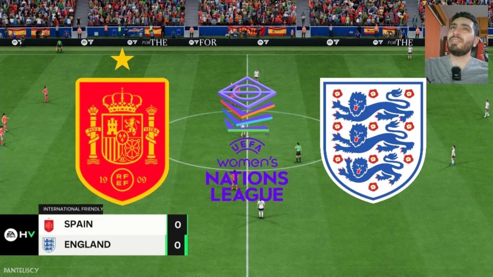 Spain England Women's Nations League Match