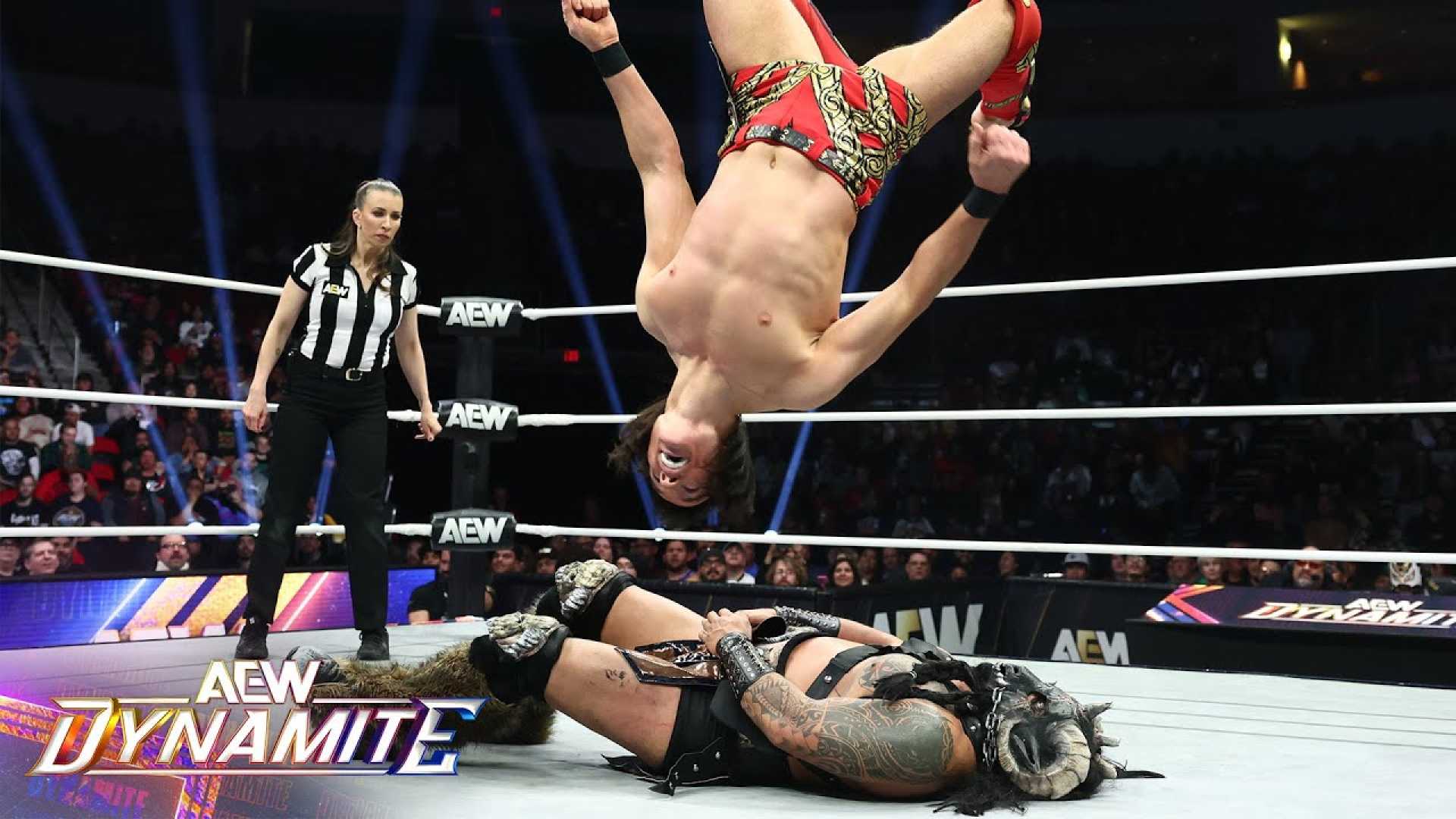 Speedball Mike Bailey Aew Match