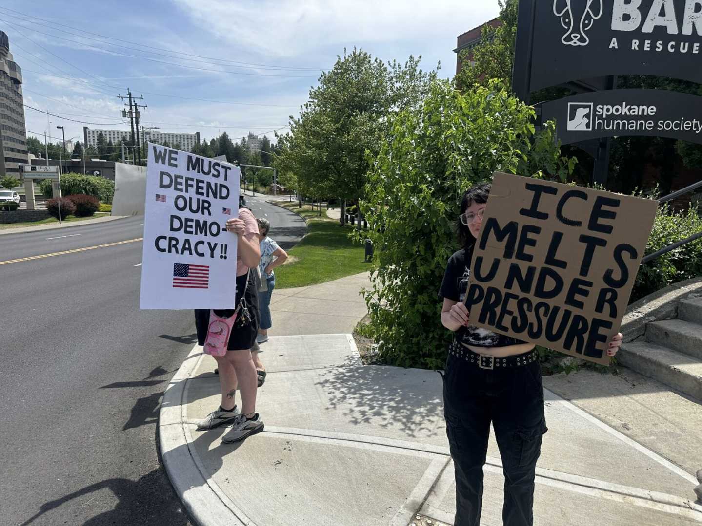 Spokane Protests Immigration Ice Detention