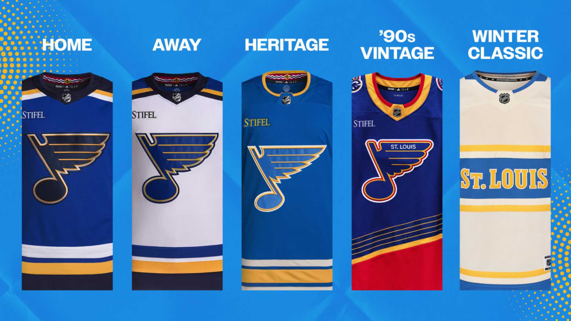 St. Louis Blues New Uniforms 2025