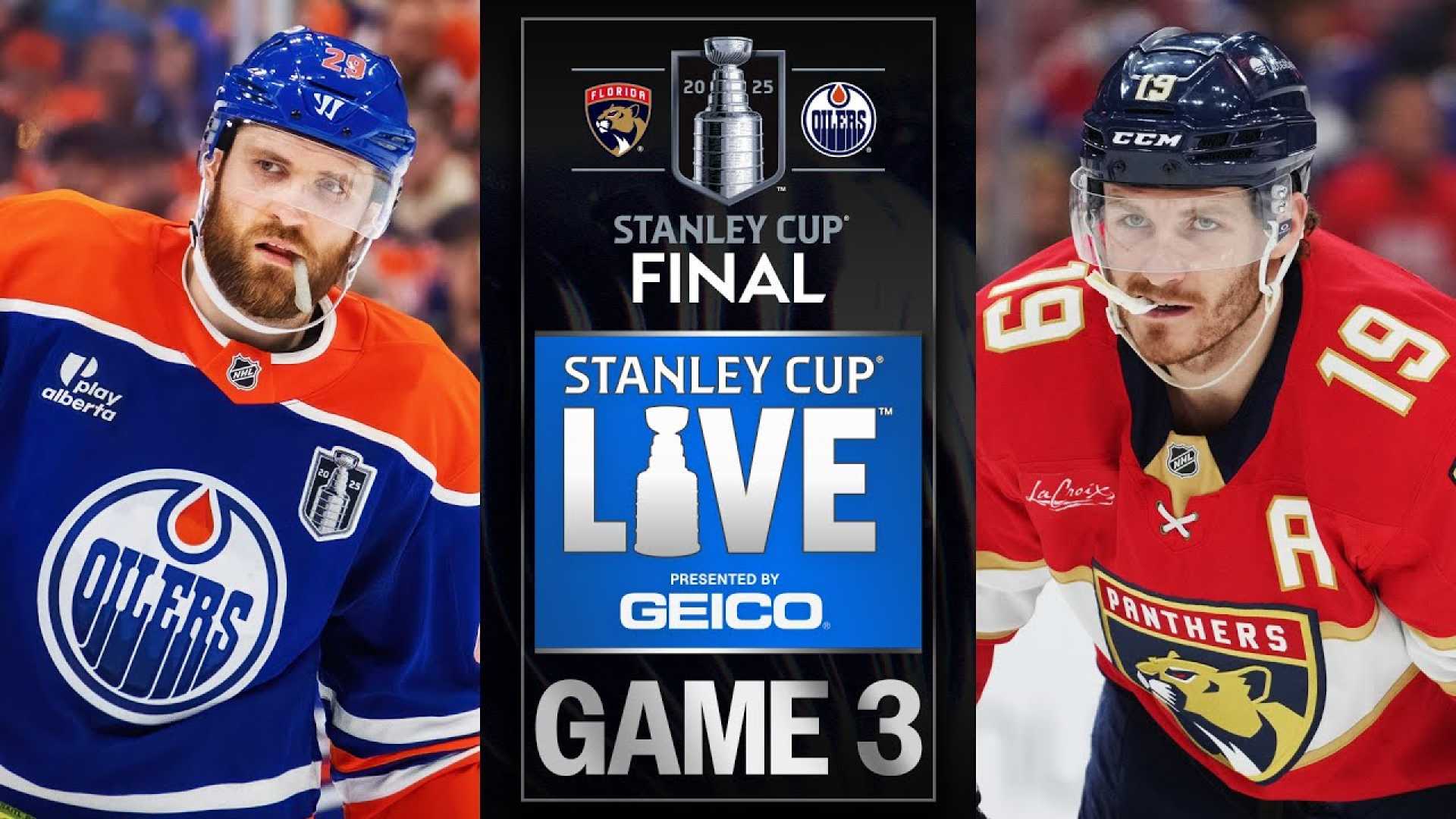 Stanley Cup Final Game 3 Panthers Oilers