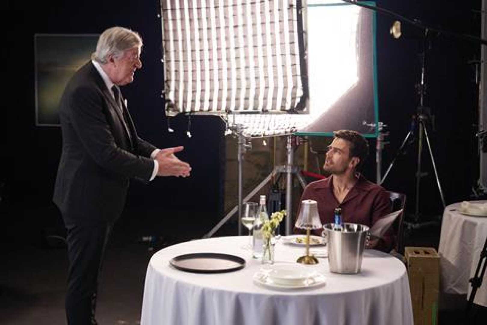 Stephen Fry Theo James Bottom Trawling