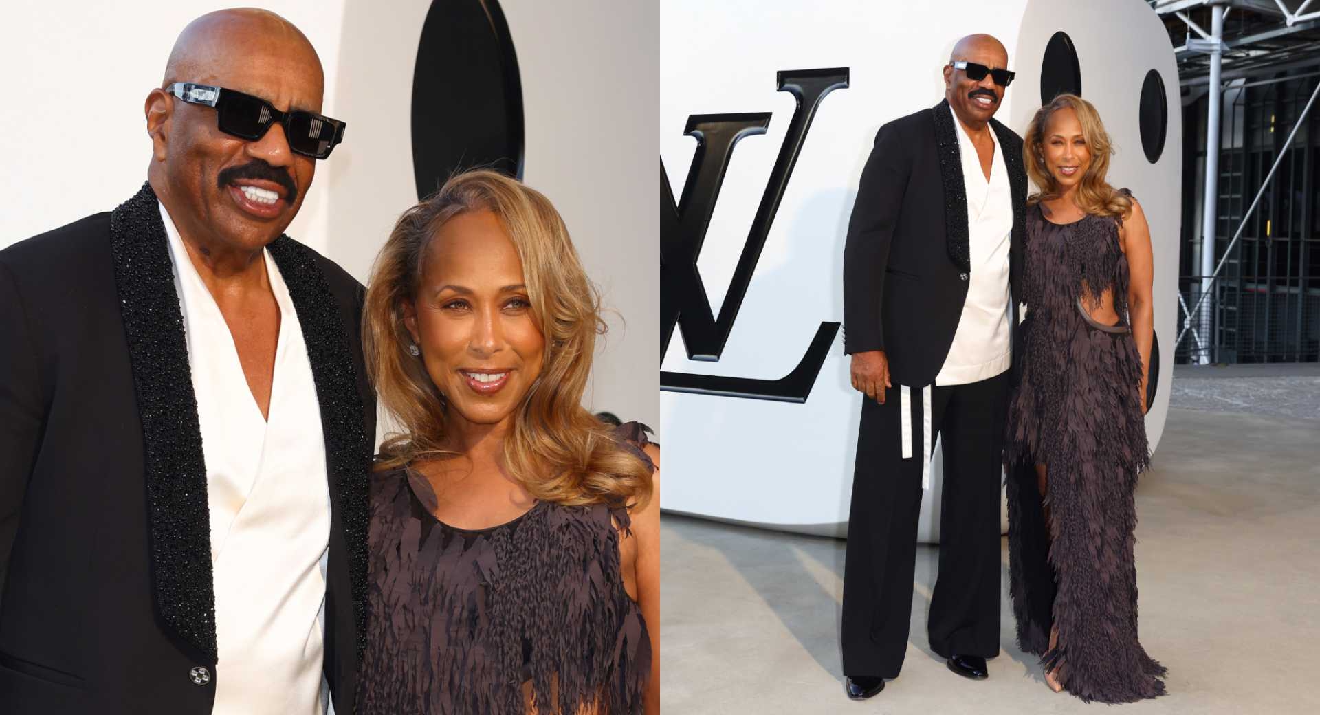 Steve Marjorie Harvey Paris Fashion Week