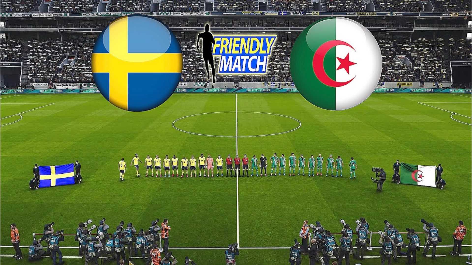 Sweden Algeria Football Friendly 2025