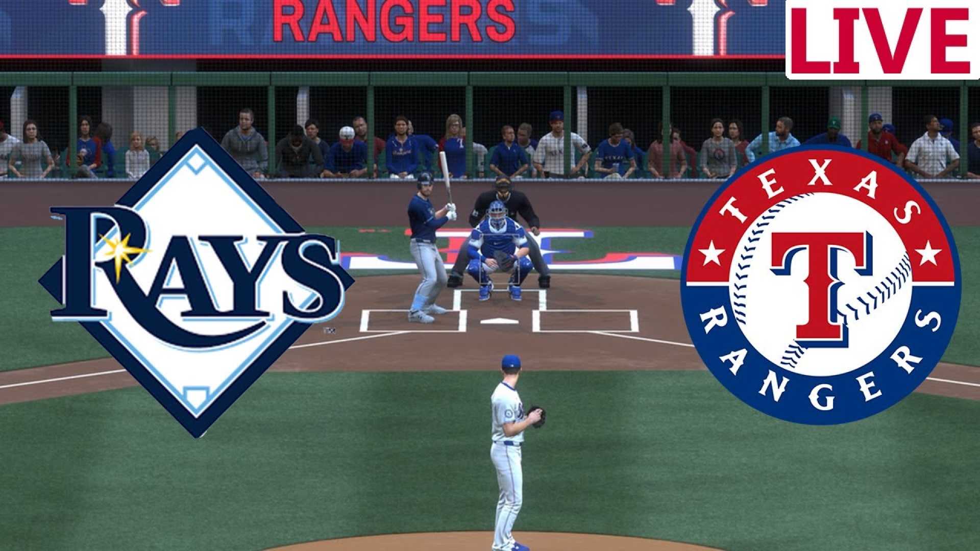 Tampa Bay Rays Texas Rangers Baseball Game