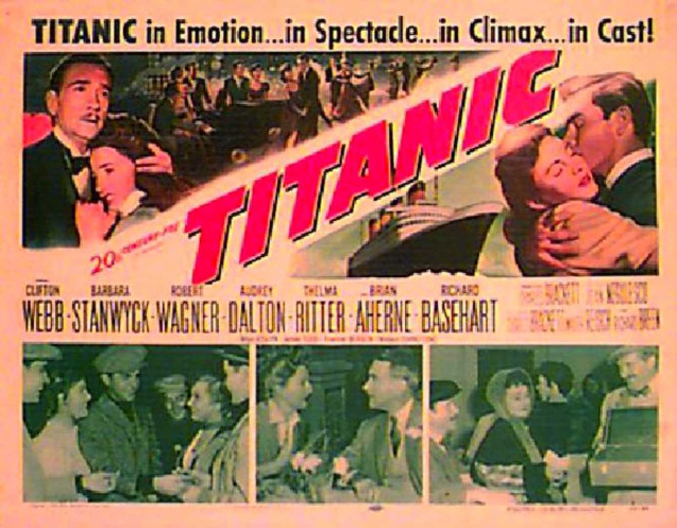 Titanic Movie Poster And Cast