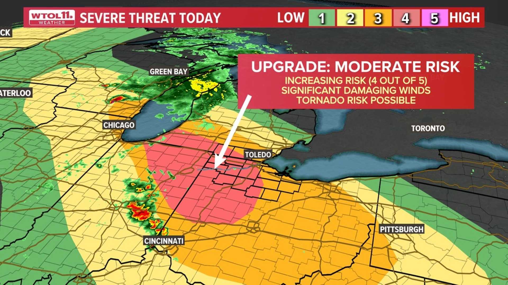 Toledo Ohio Severe Storms Weather