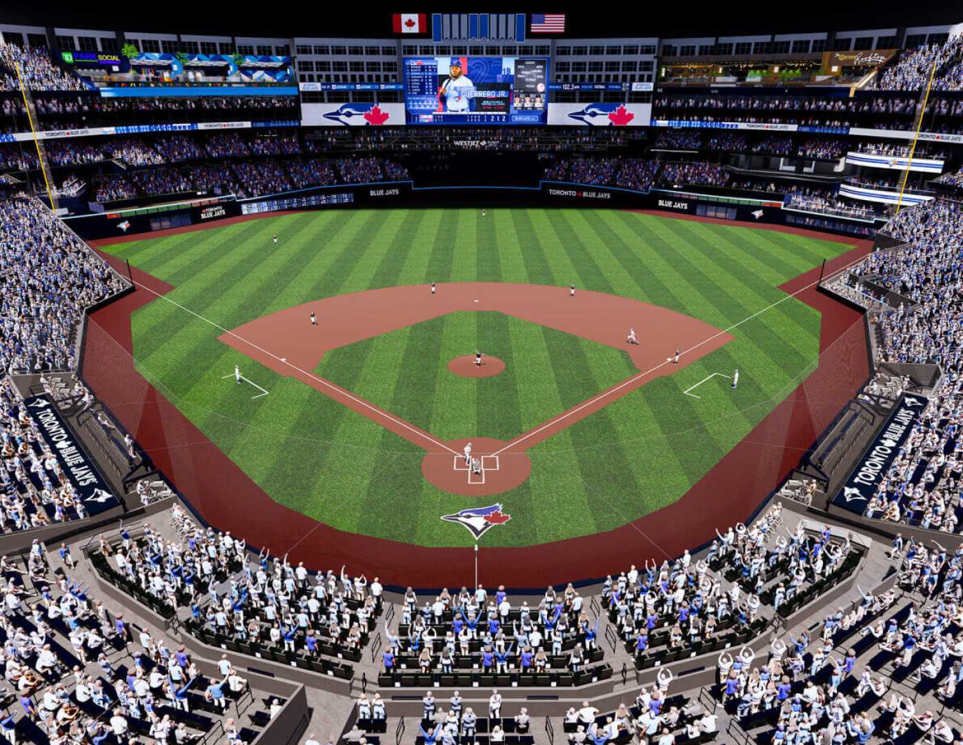 Toronto Rogers Centre Baseball Renovations