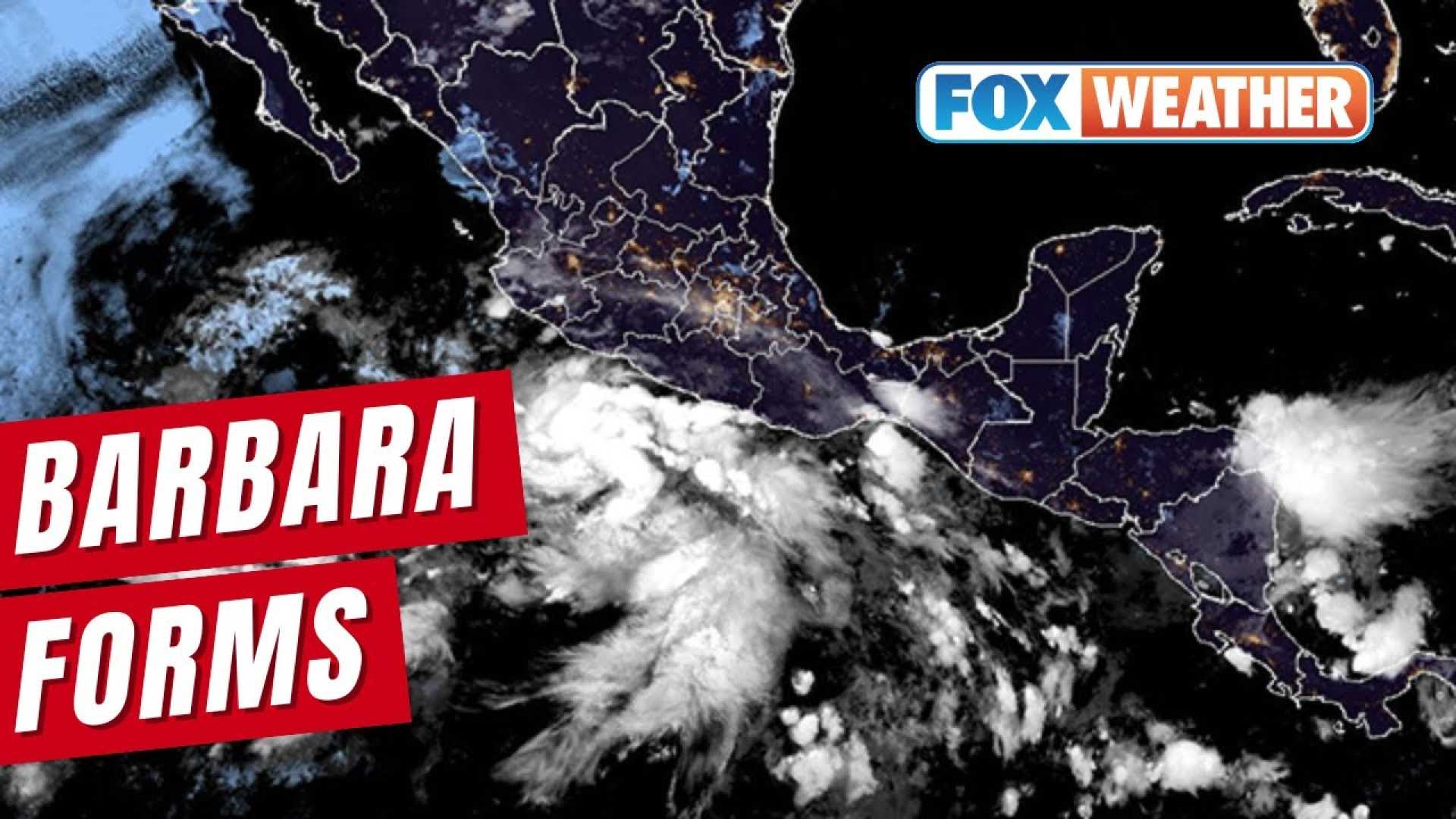 Tropical Storm Barbara Eastern Pacific