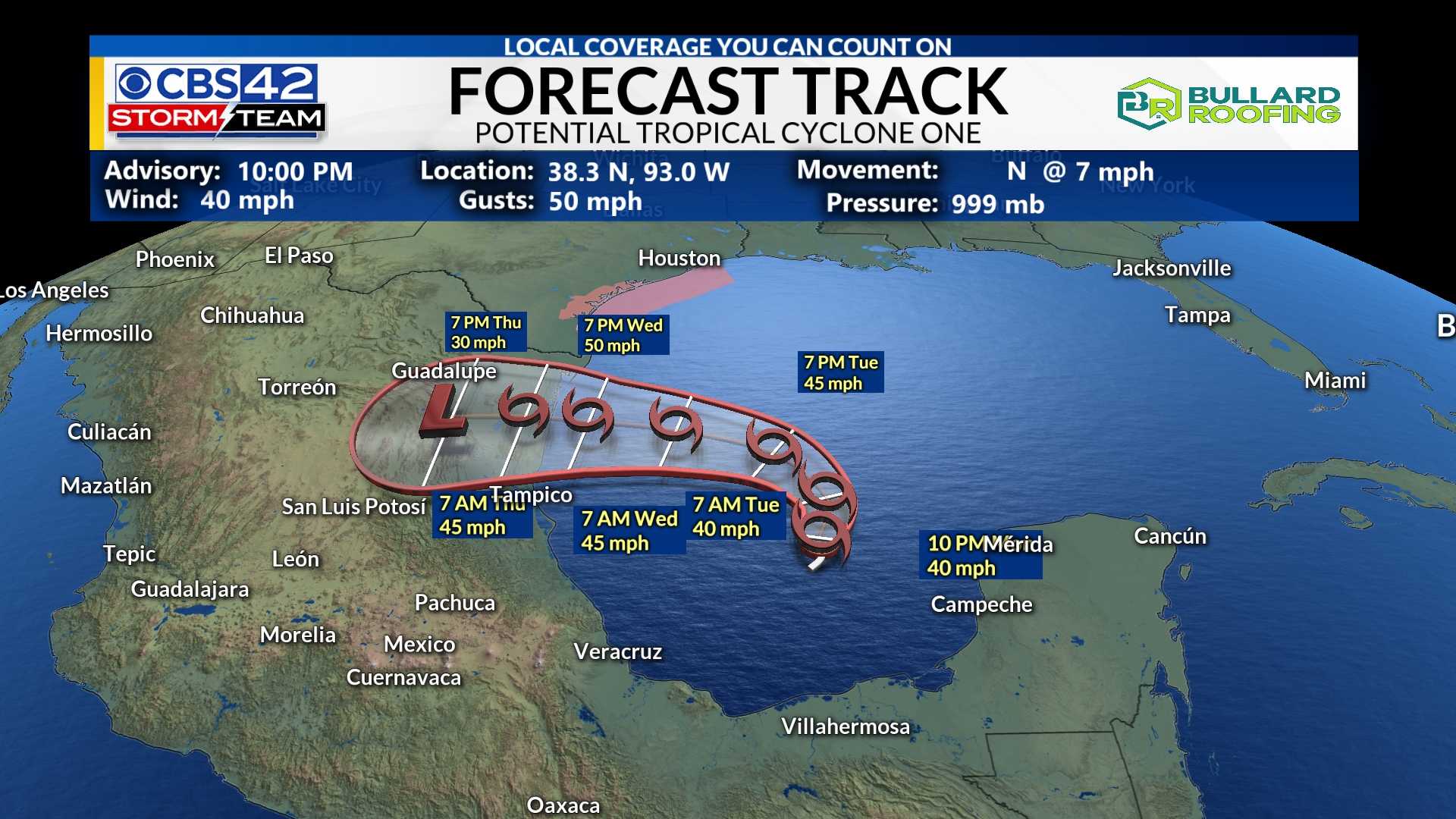 Tropical Storm Bay Of Campeche