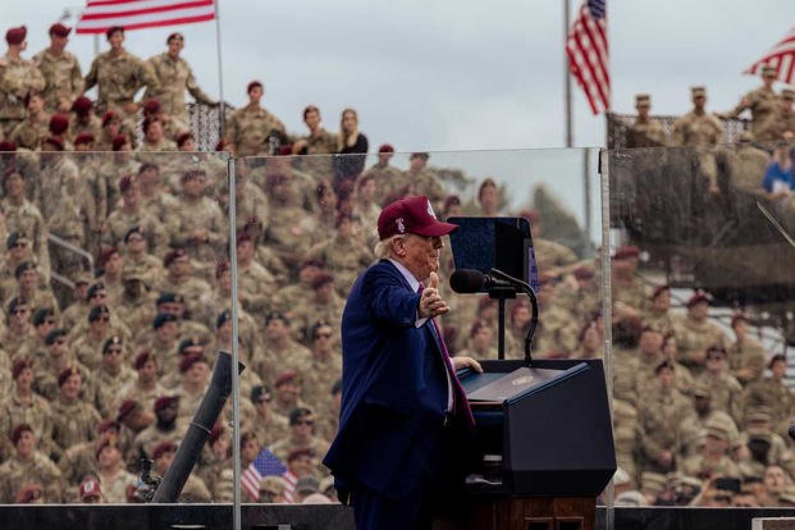 Trump Fort Bragg Speech Army Celebration