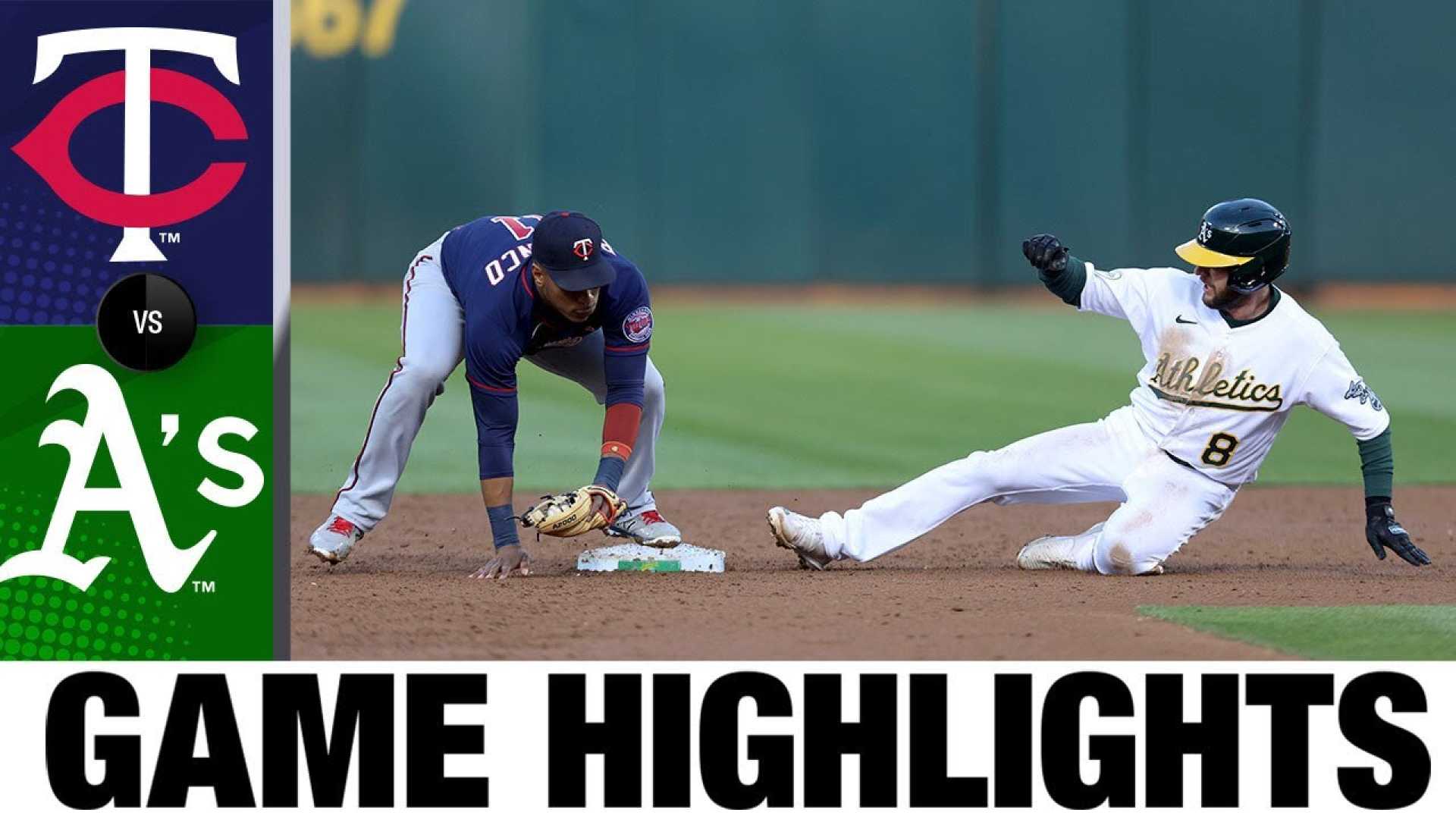 Twins Versus Athletics Baseball Game