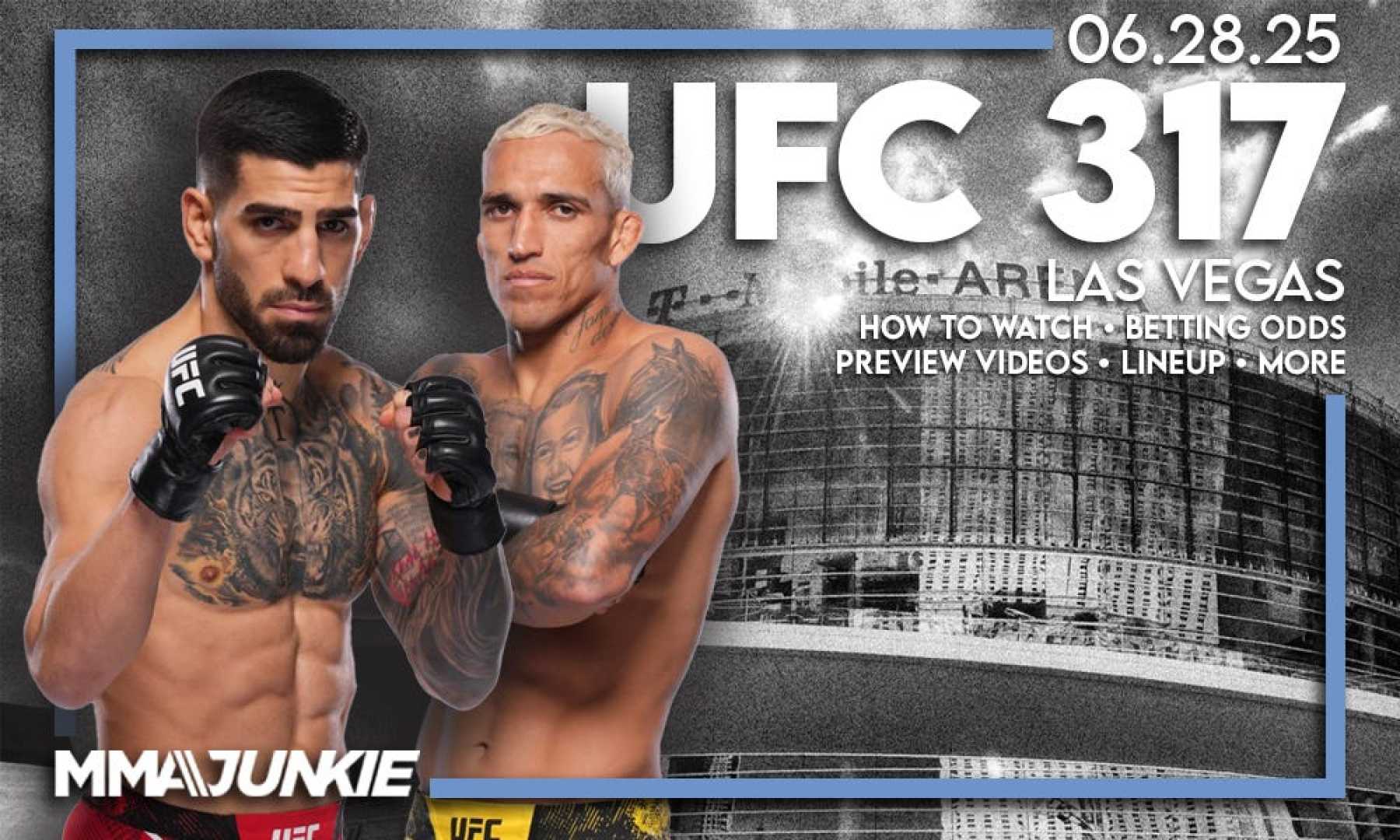 Ufc 317 Topuria Oliveira Fight Night