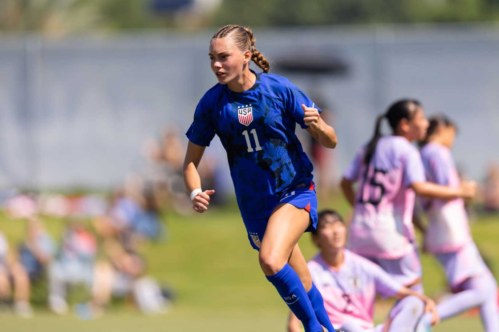 Us Women's U17 Soccer Team Japan Match