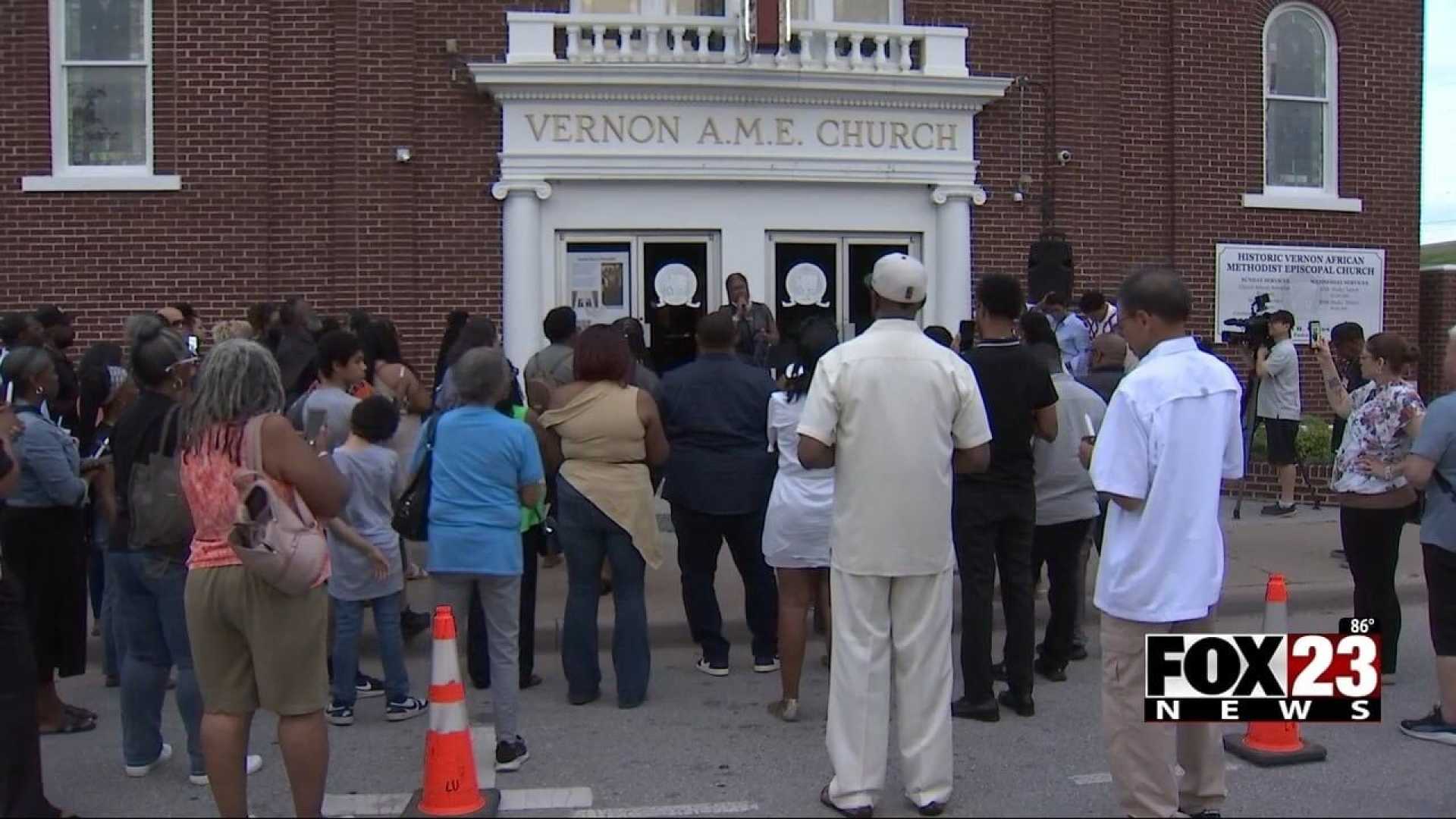 Vernon Ame Church Tulsa Violence Meeting