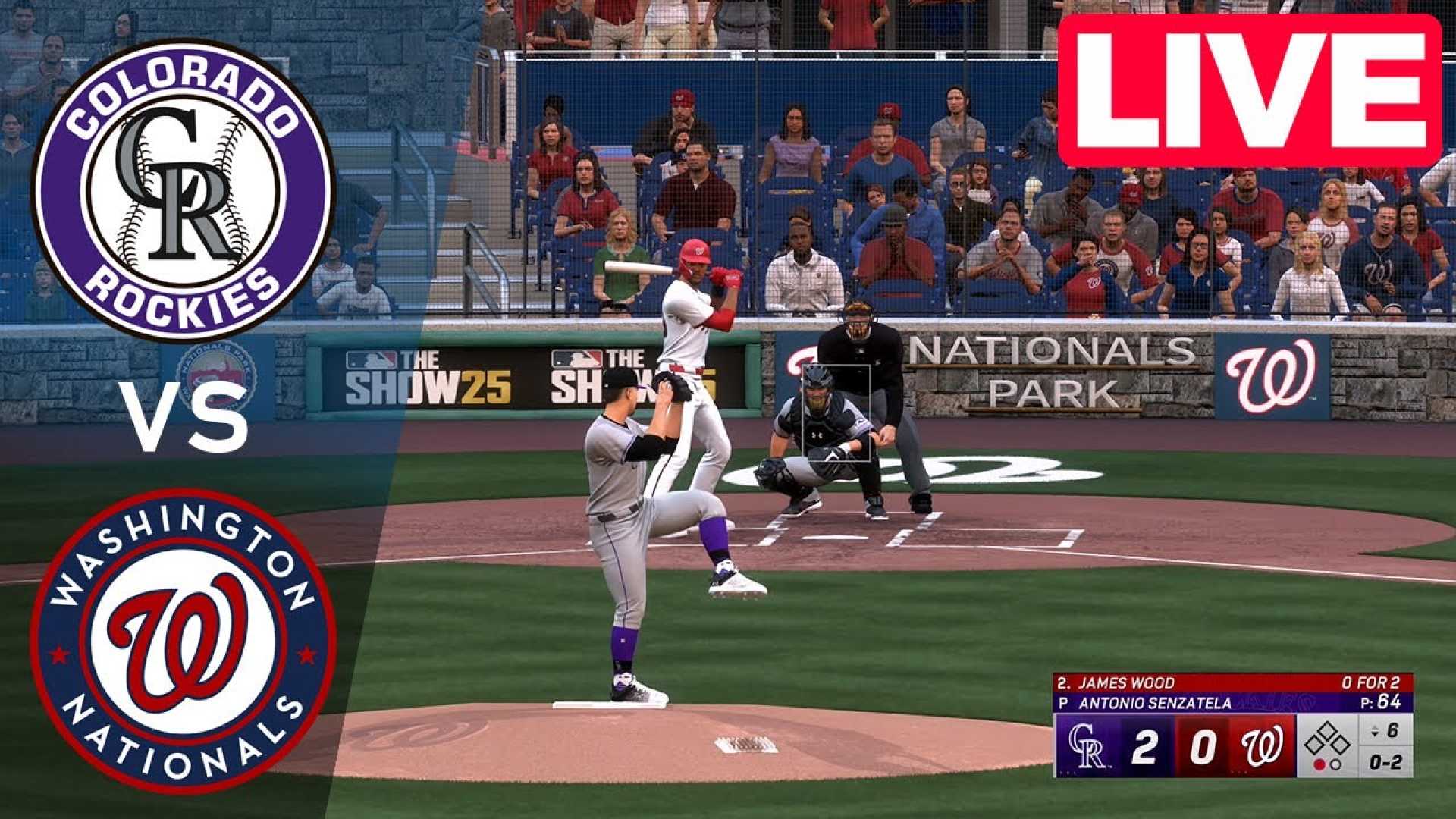Washington Nationals Vs Colorado Rockies Game