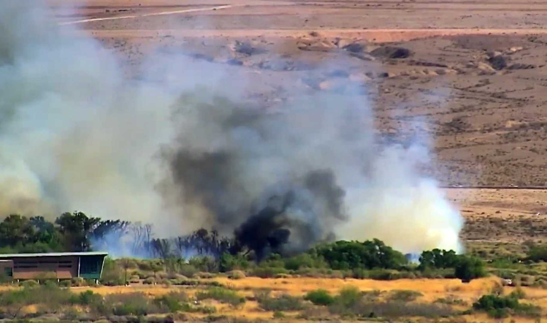 Wetlands Park Fire Las Vegas