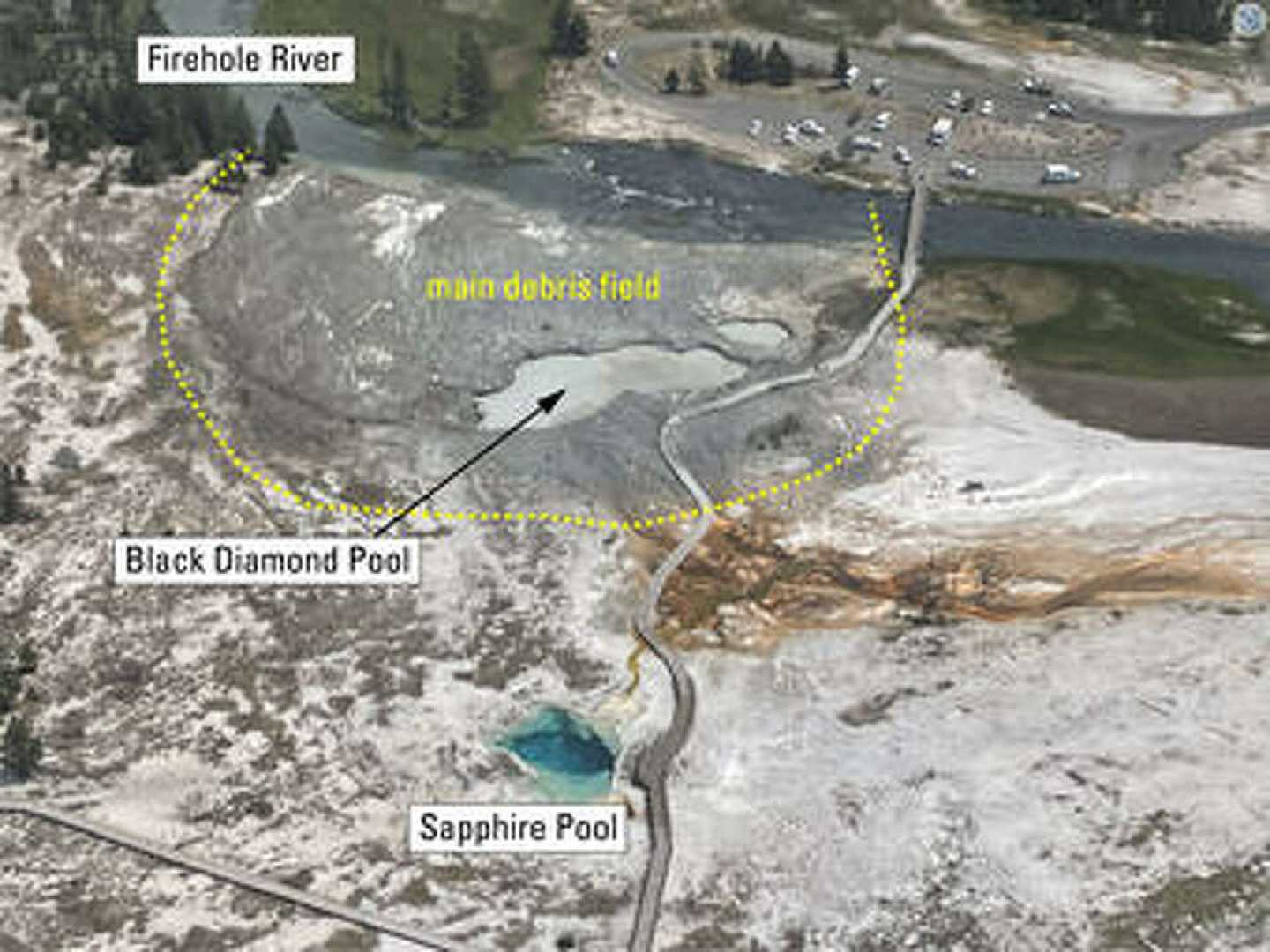 Yellowstone Black Diamond Pool Eruption