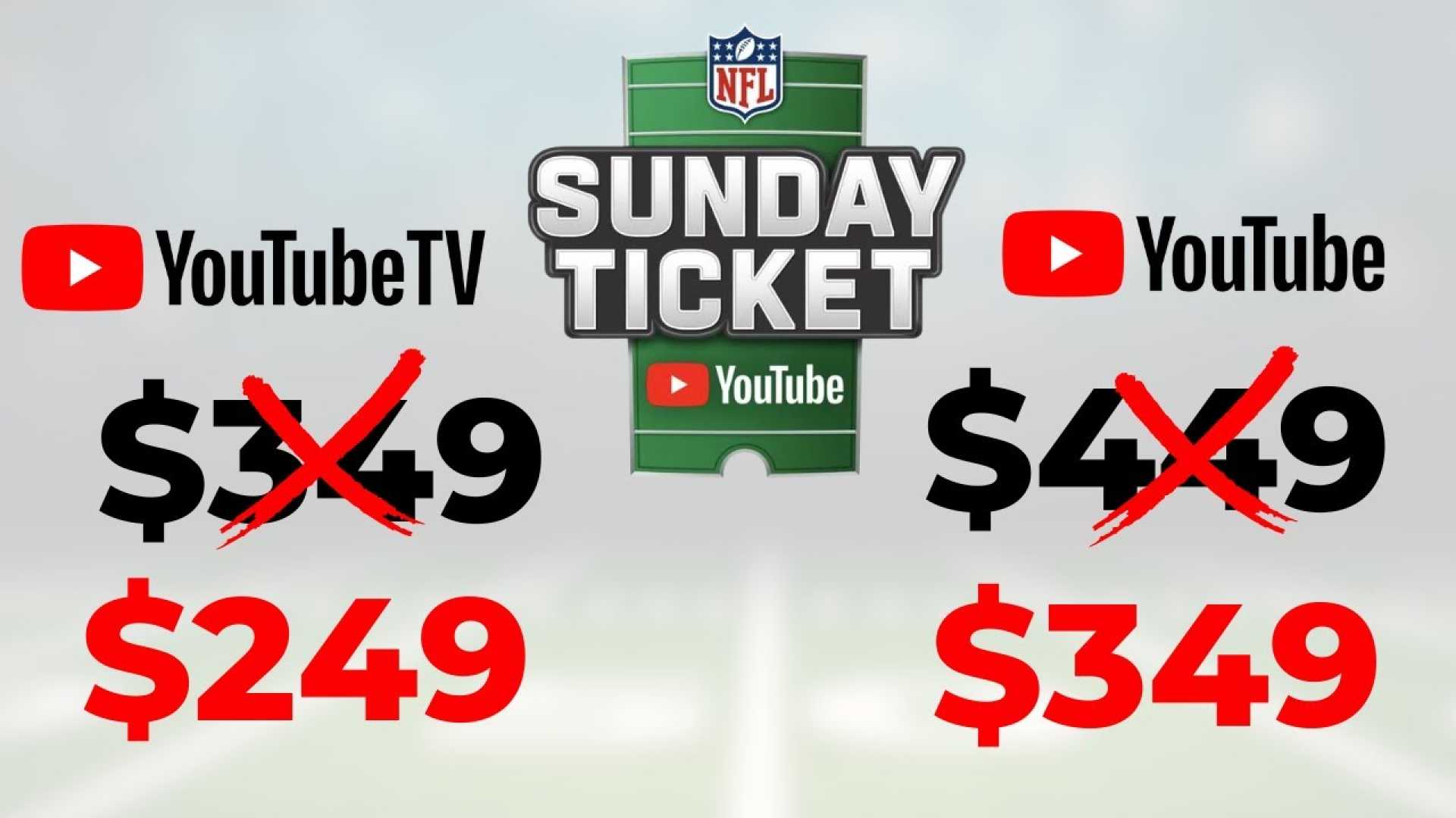 Youtube Nfl Sunday Ticket Pricing