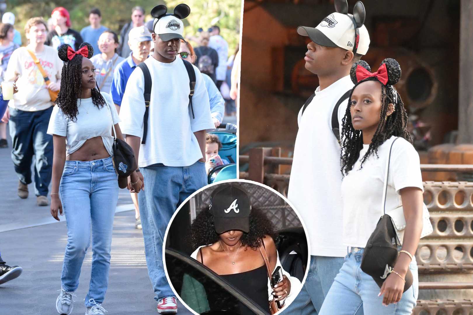 Zahara Jolie Pitt Disneyland Date
