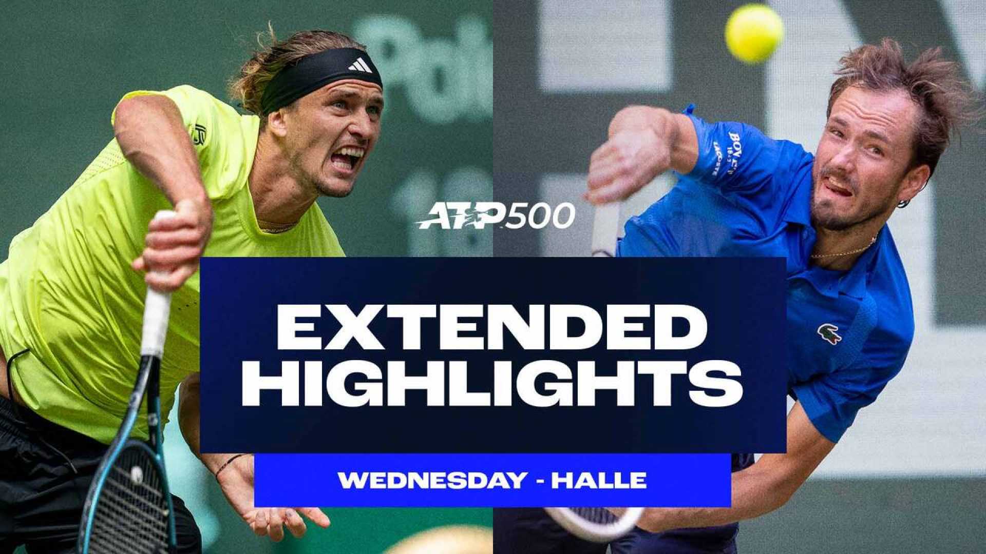 Zverev Medvedev Halle Tennis 2025
