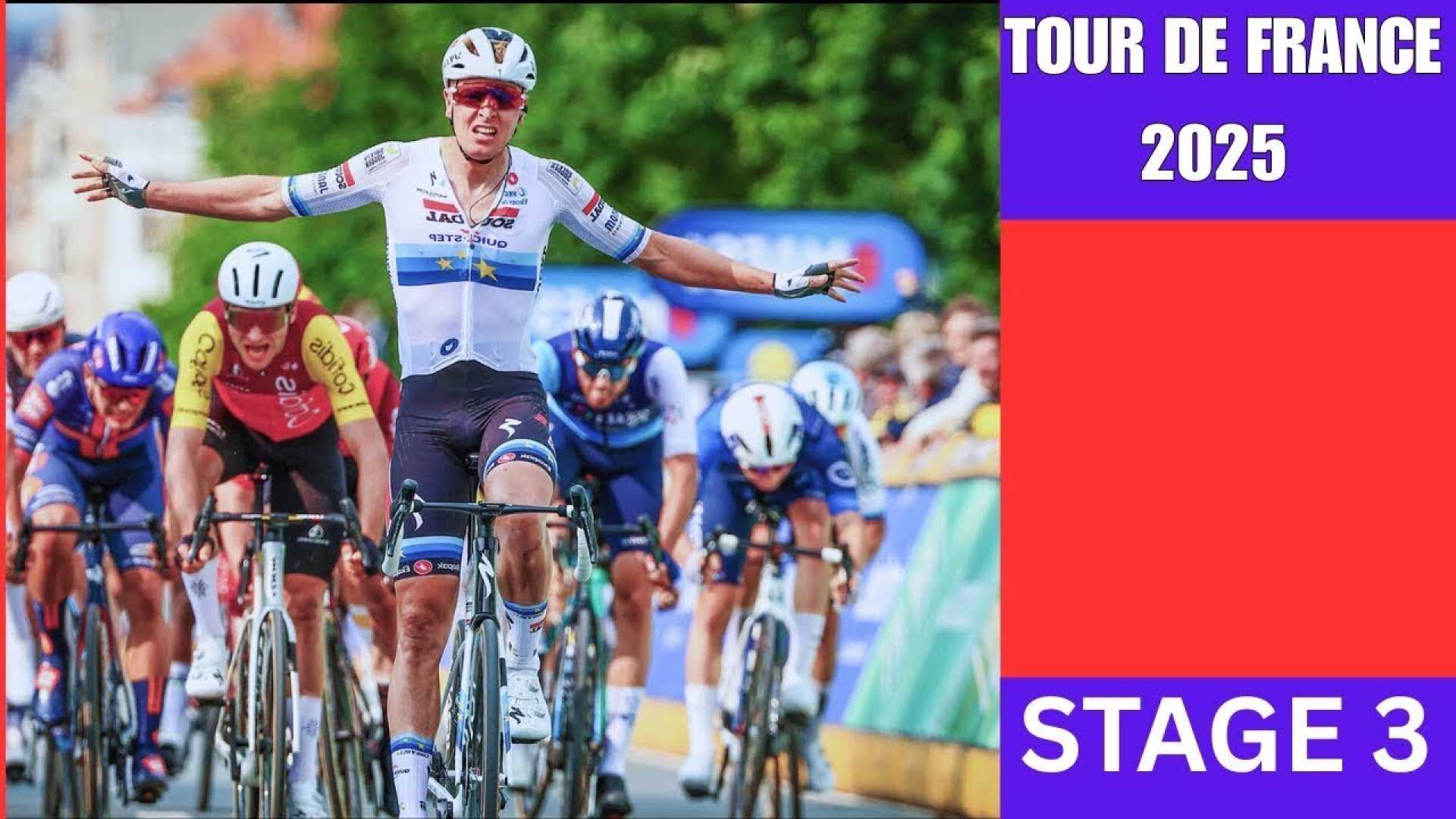 2025 Tour De France Stage 3 Dunkirk Cycling