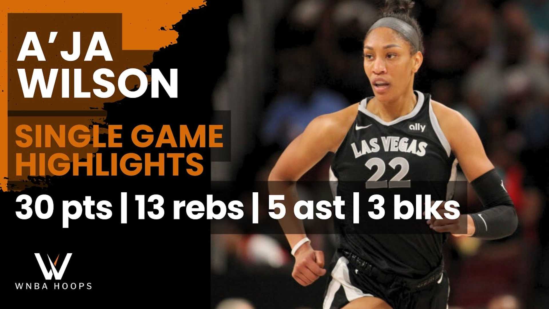 A'ja Wilson Wnba Game Highlights