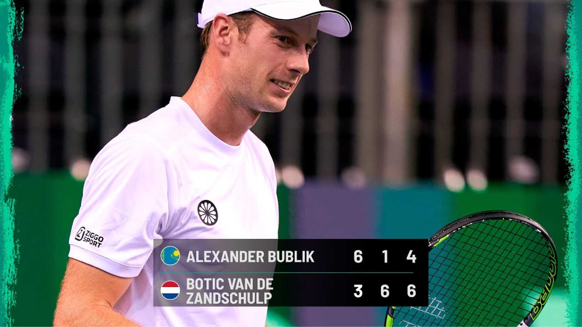 Alexander Bublik Botic Van De Zandschulp Tennis Match
