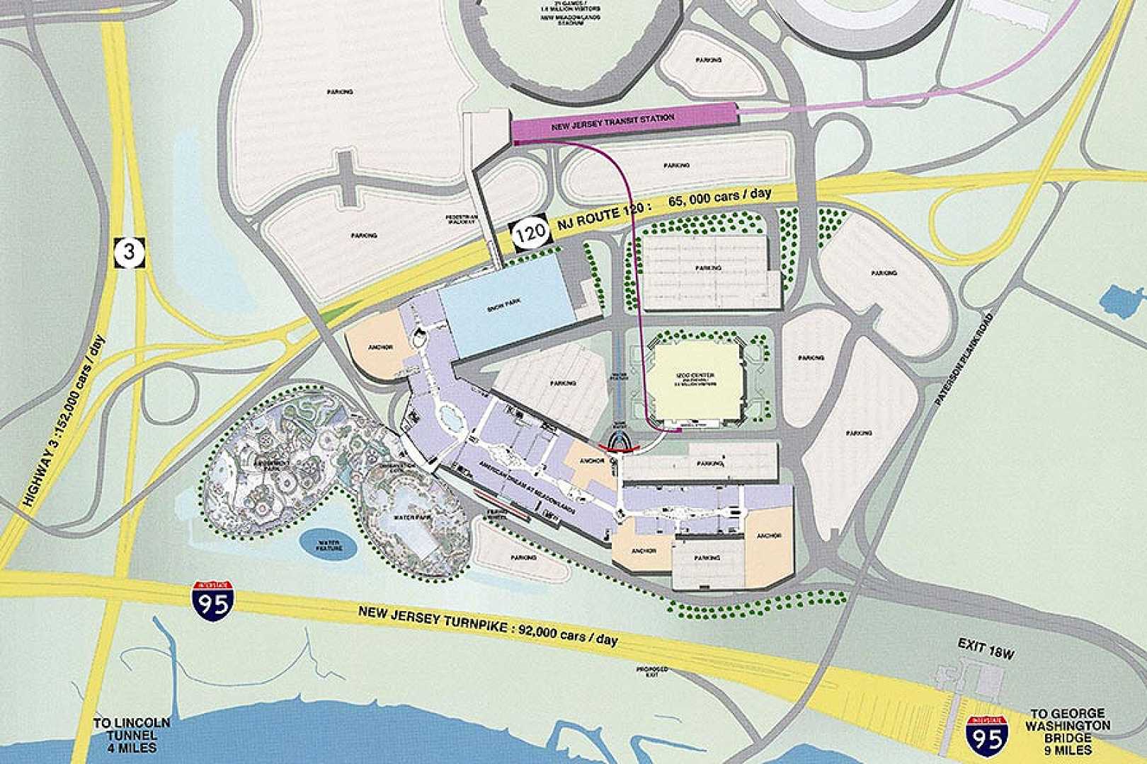 American Dream Mall Construction Plans