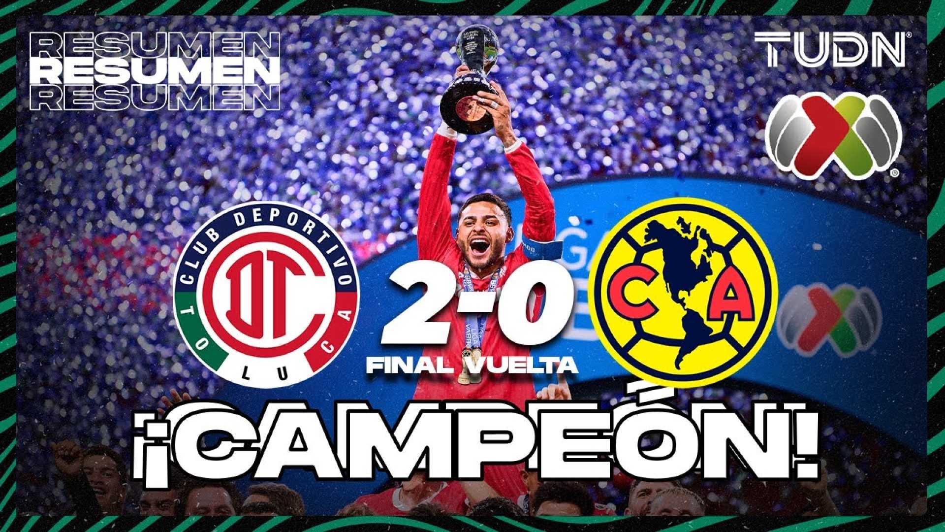 América Vs Toluca Final Highlights