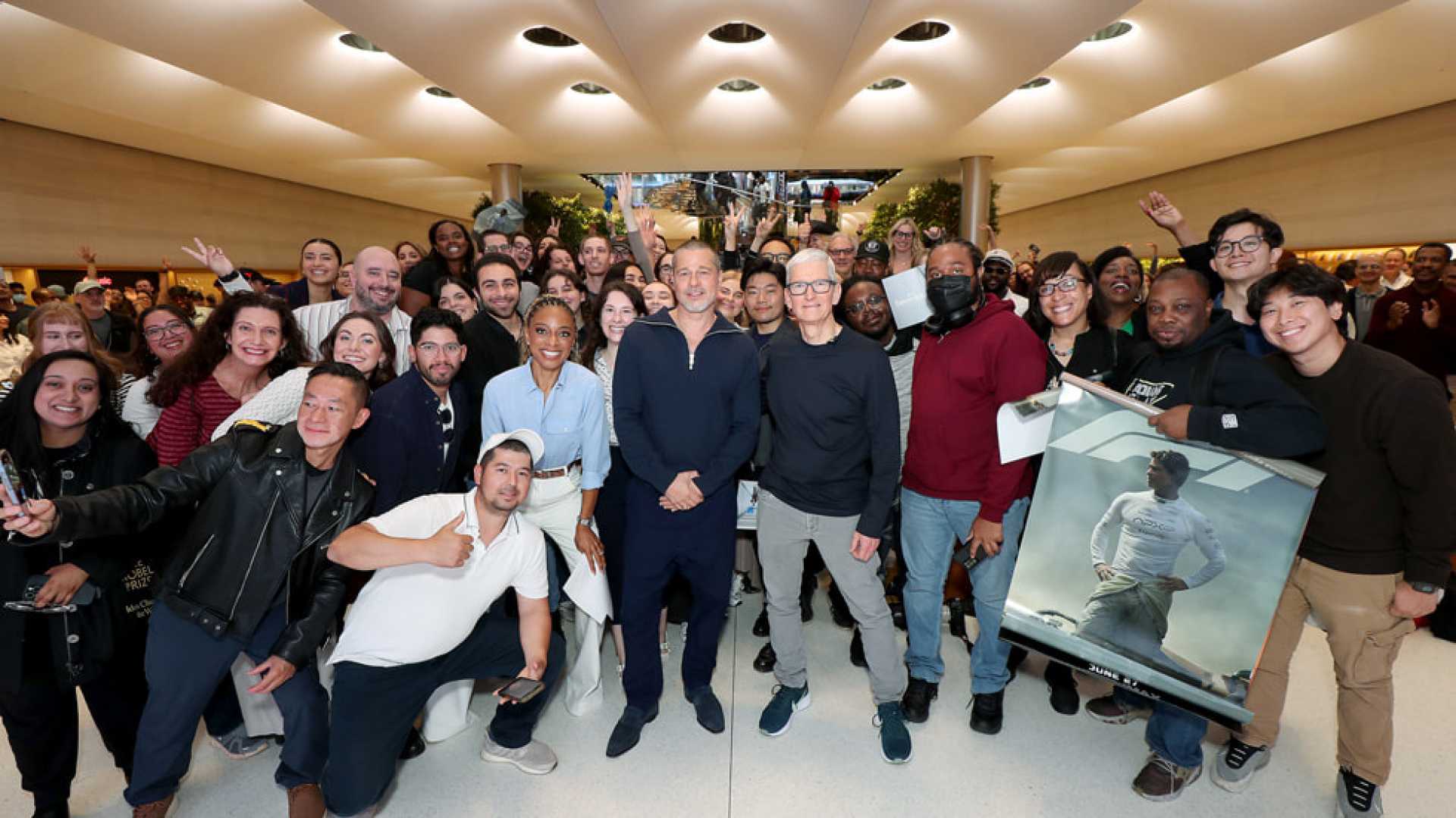 Apple F1 Movie Premiere Tim Cook