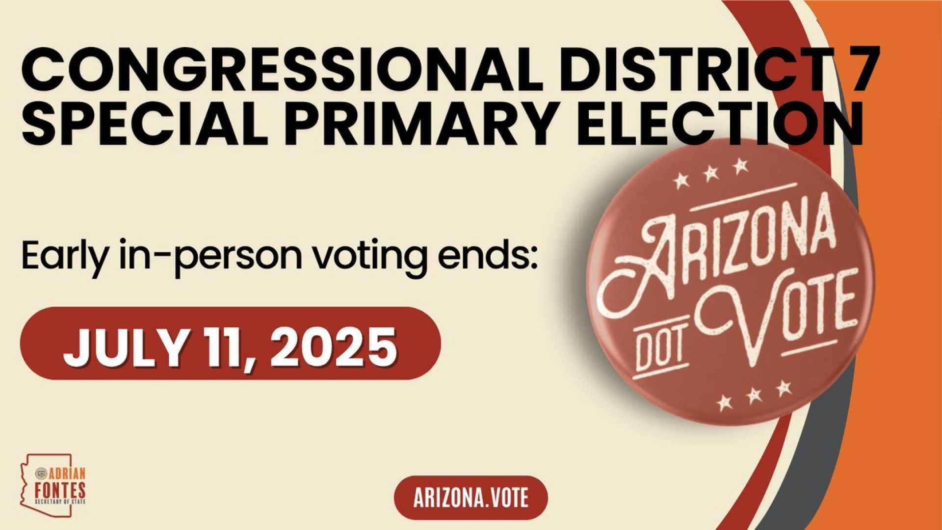 Arizona District 7 Special Primary Election July 2025