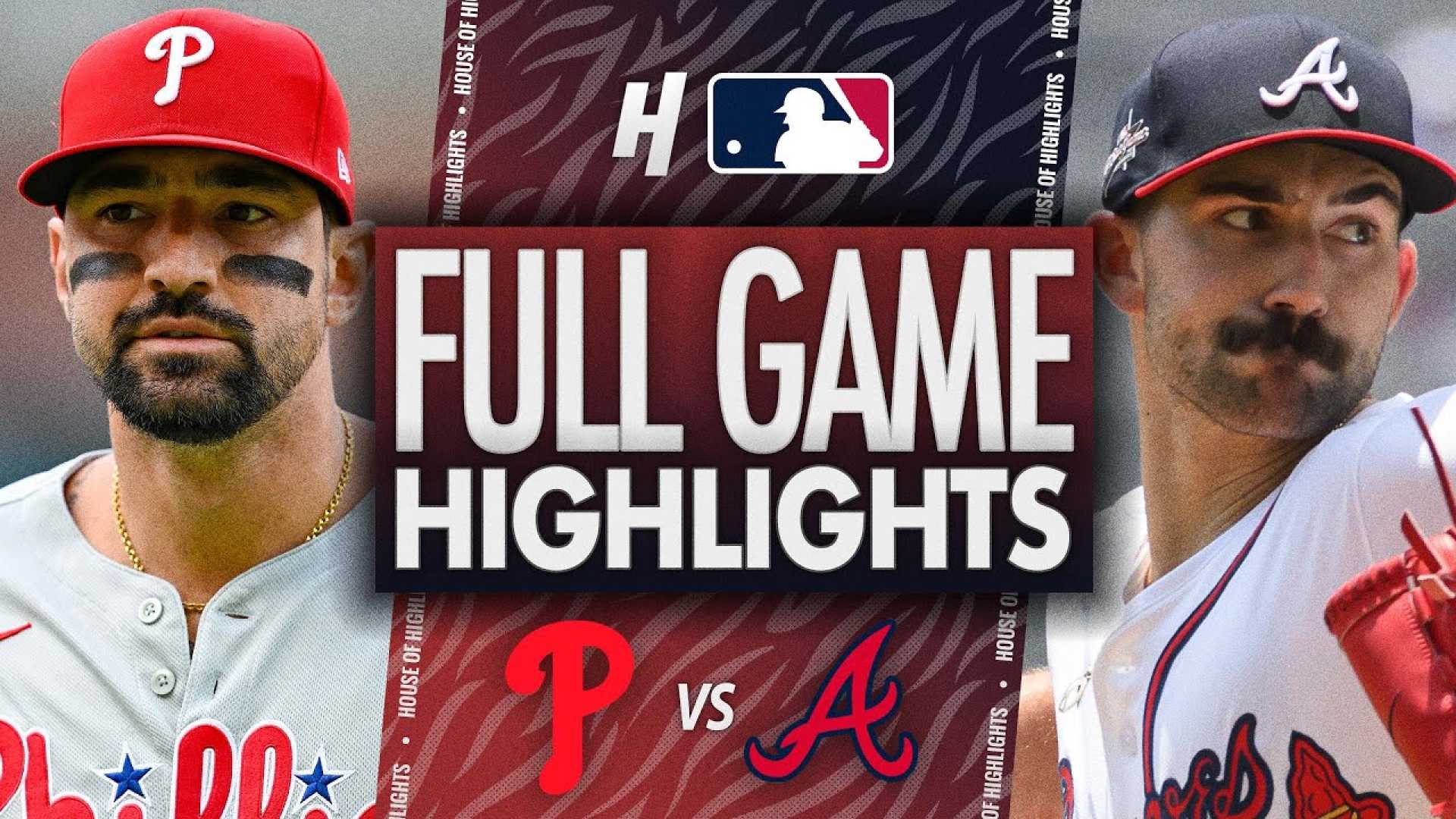 Atlanta Braves Philadelphia Phillies Baseball Game