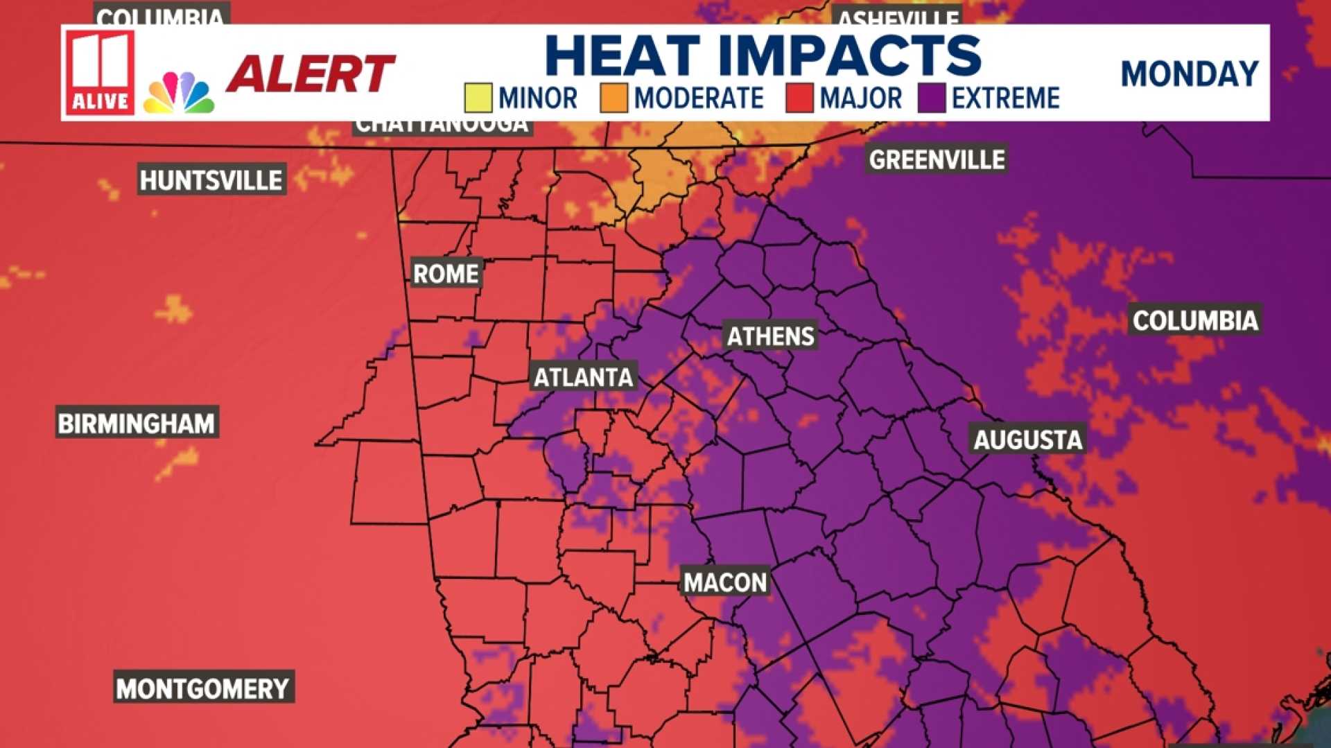 Atlanta Extreme Heat Weather Forecast