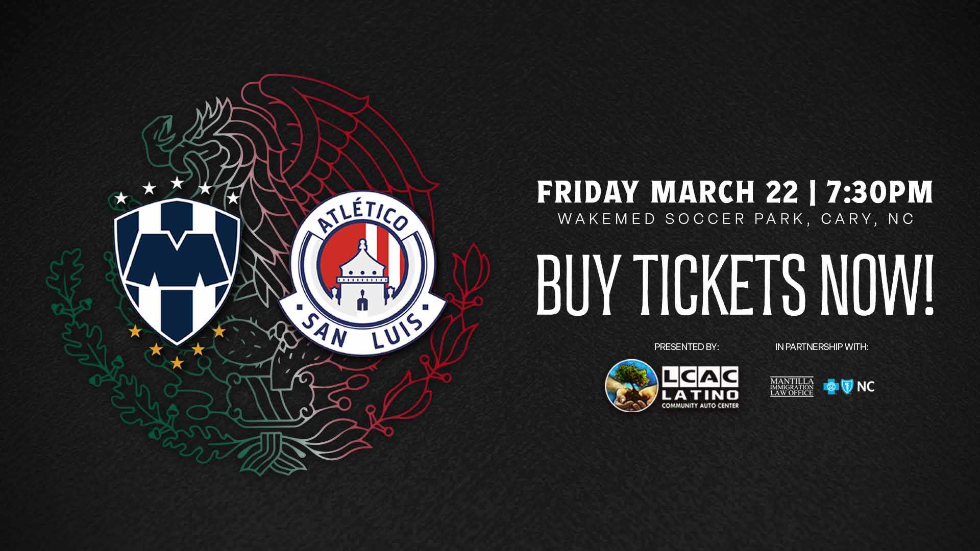 Atlético De San Luis Vs Monterrey Soccer