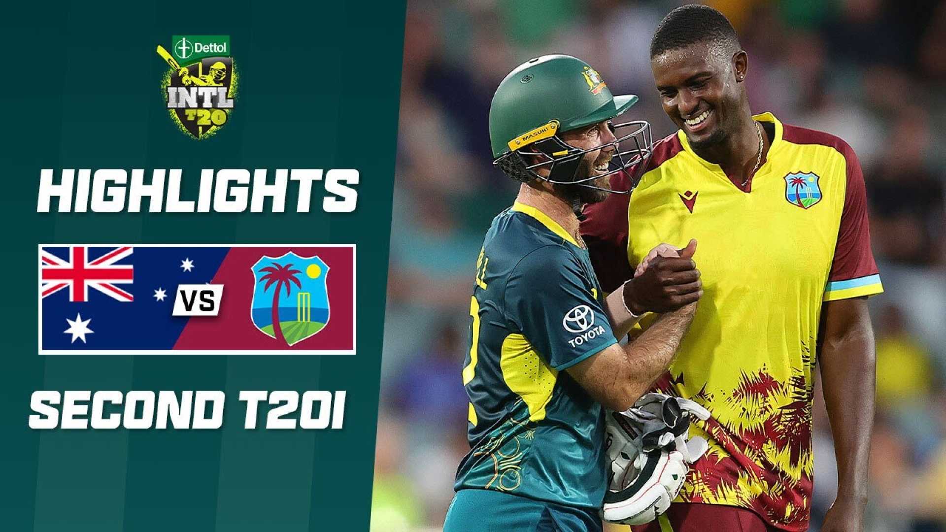 Australia Vs West Indies T20i Cricket Match