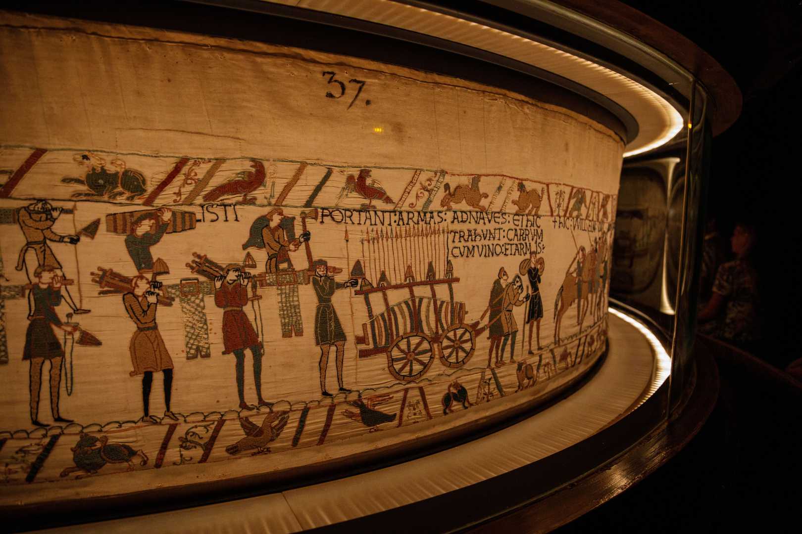 Bayeux Tapestry Exhibition In British Museum