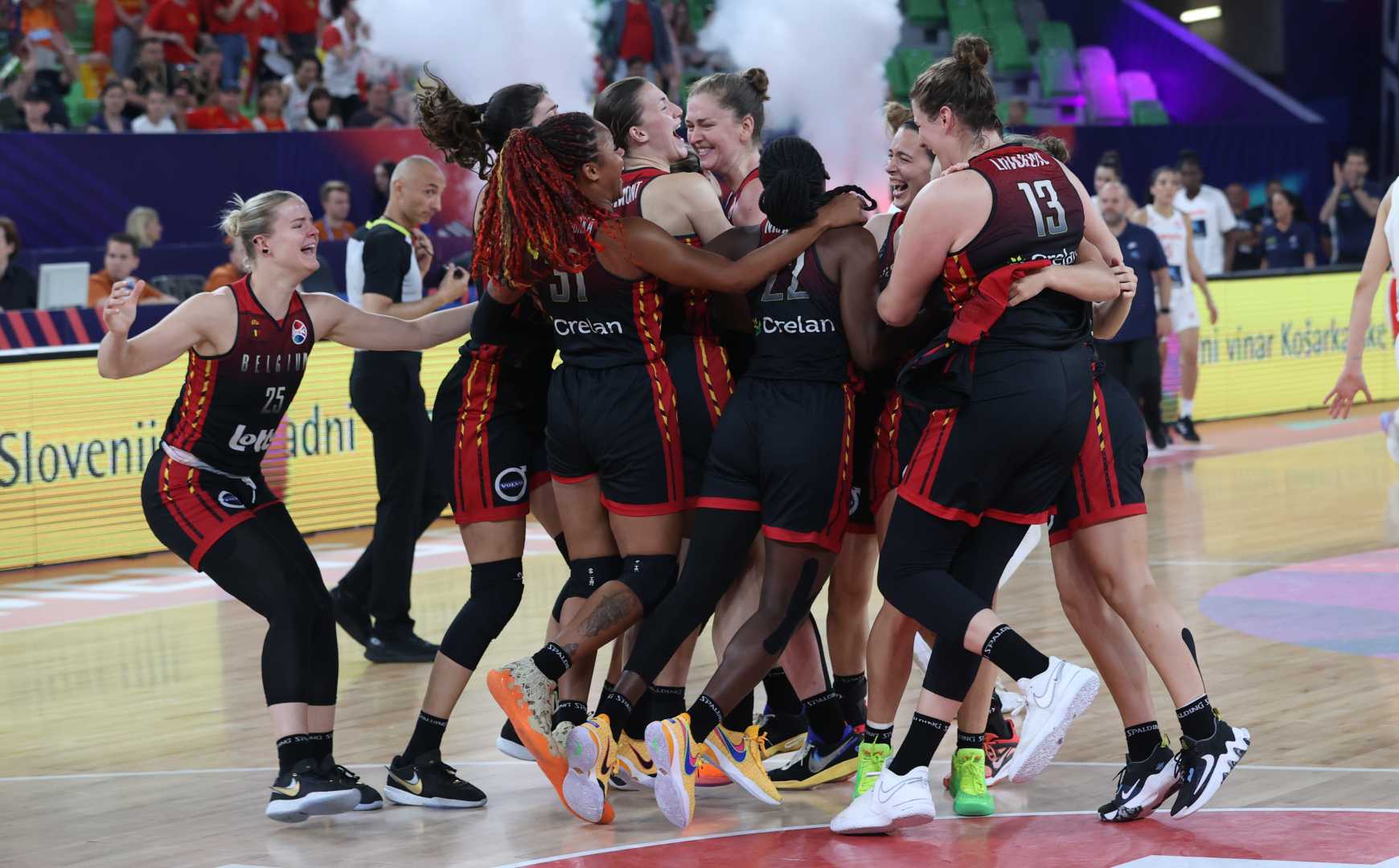 Belgium Women's Basketball Team Eurobasket Final