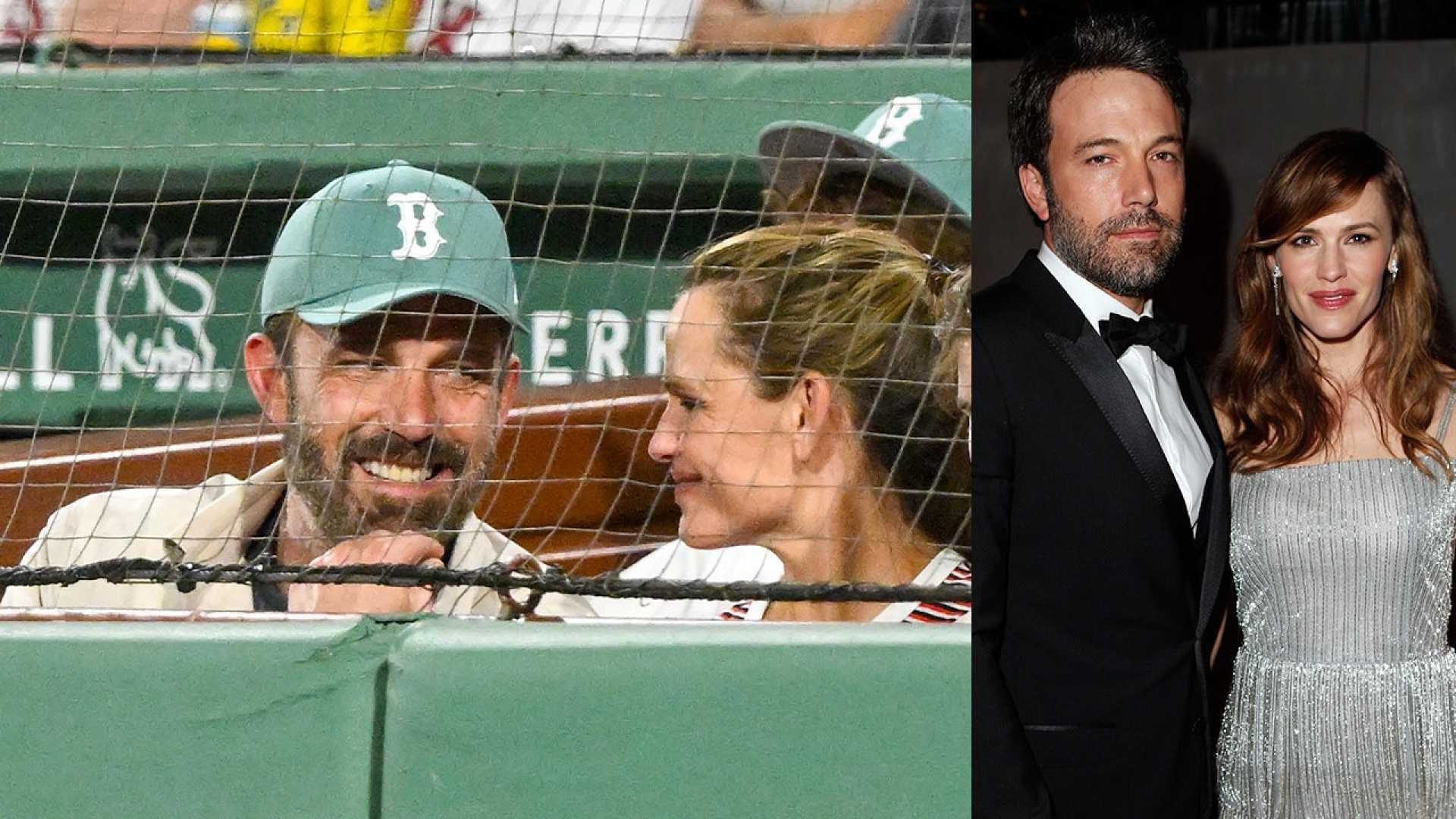 Ben Affleck Jennifer Garner Fenway Park